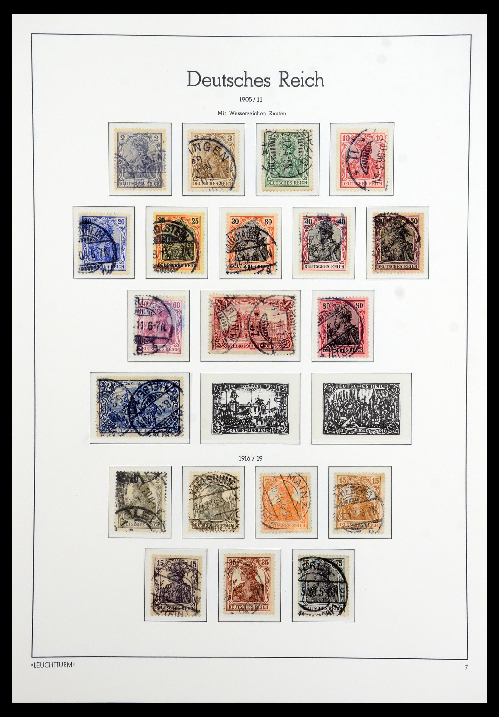 35864 008 - Postzegelverzameling 35864 Duitse Rijk 1872-1945.