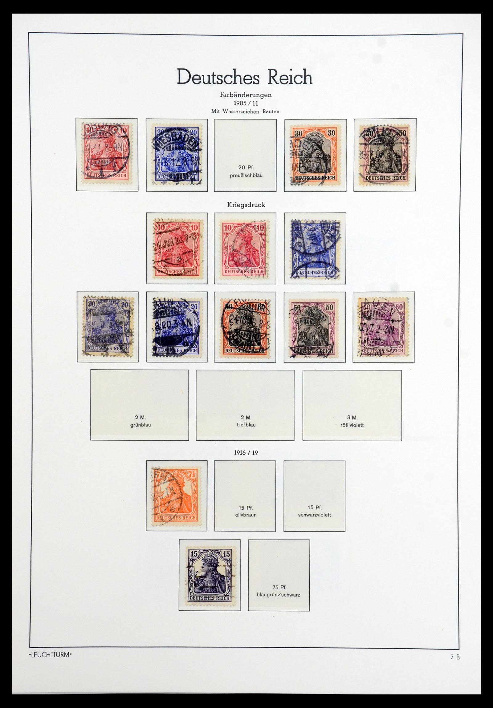 35864 010 - Postzegelverzameling 35864 Duitse Rijk 1872-1945.