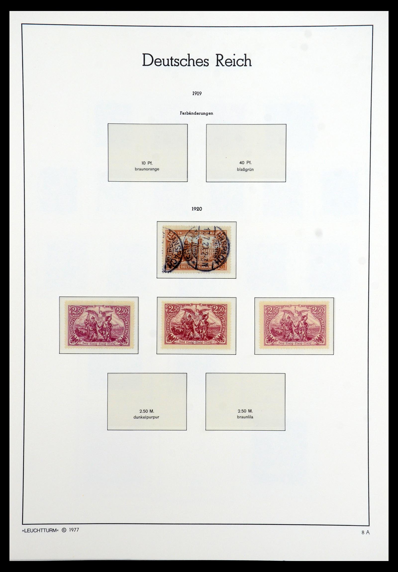 35864 012 - Stamp Collection 35864 German Reich 1872-1945.