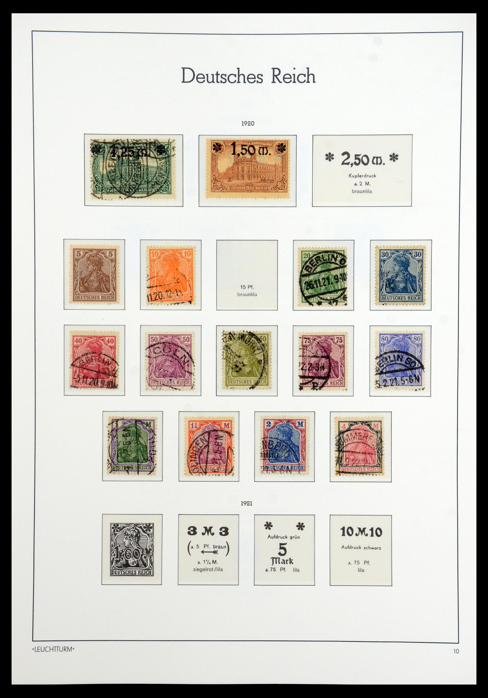 35864 015 - Stamp Collection 35864 German Reich 1872-1945.