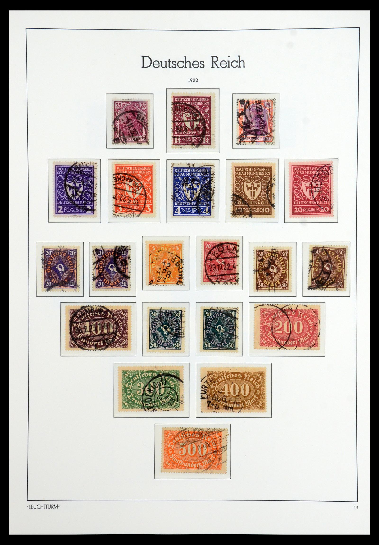 35864 019 - Postzegelverzameling 35864 Duitse Rijk 1872-1945.