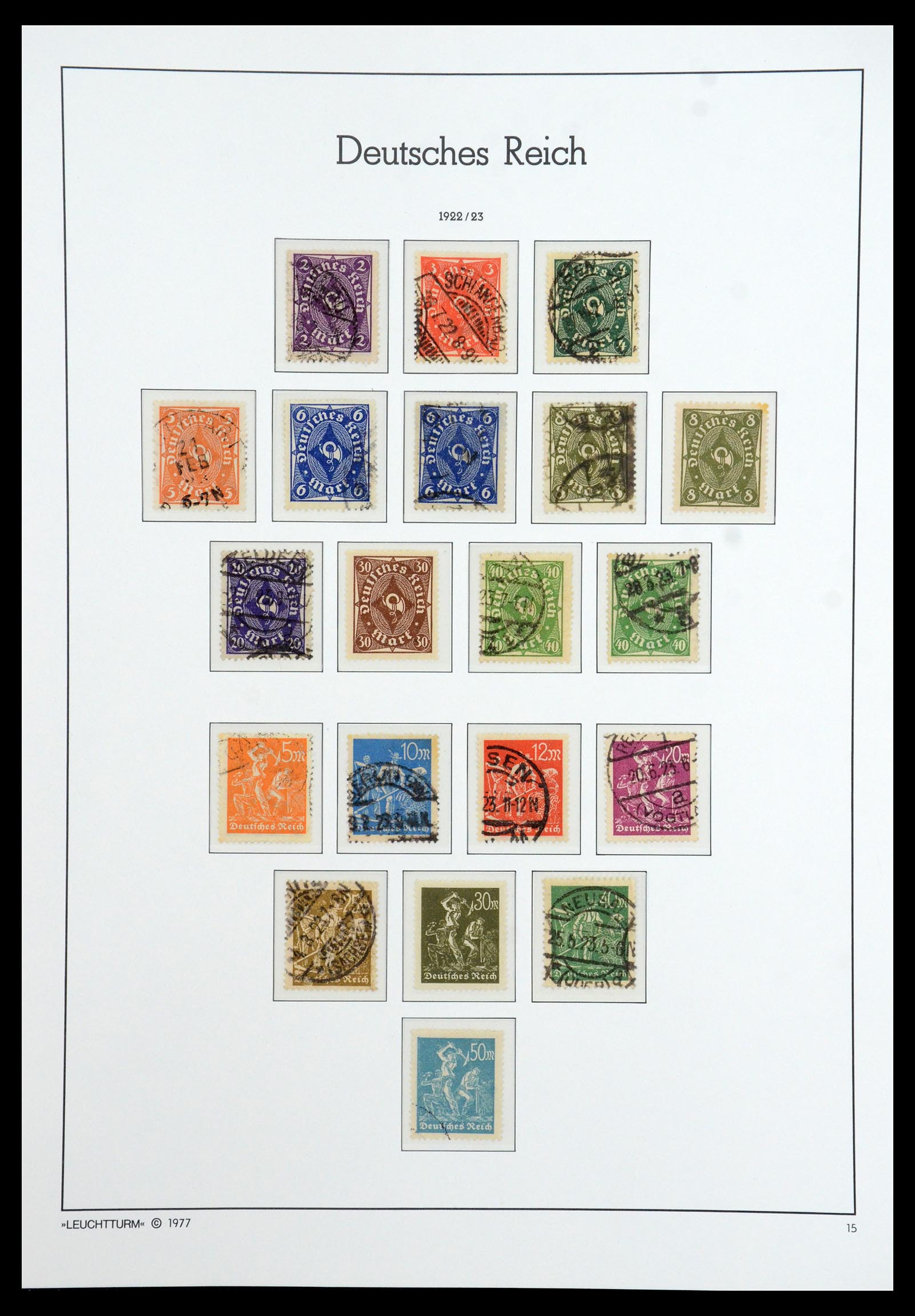 35864 022 - Stamp Collection 35864 German Reich 1872-1945.