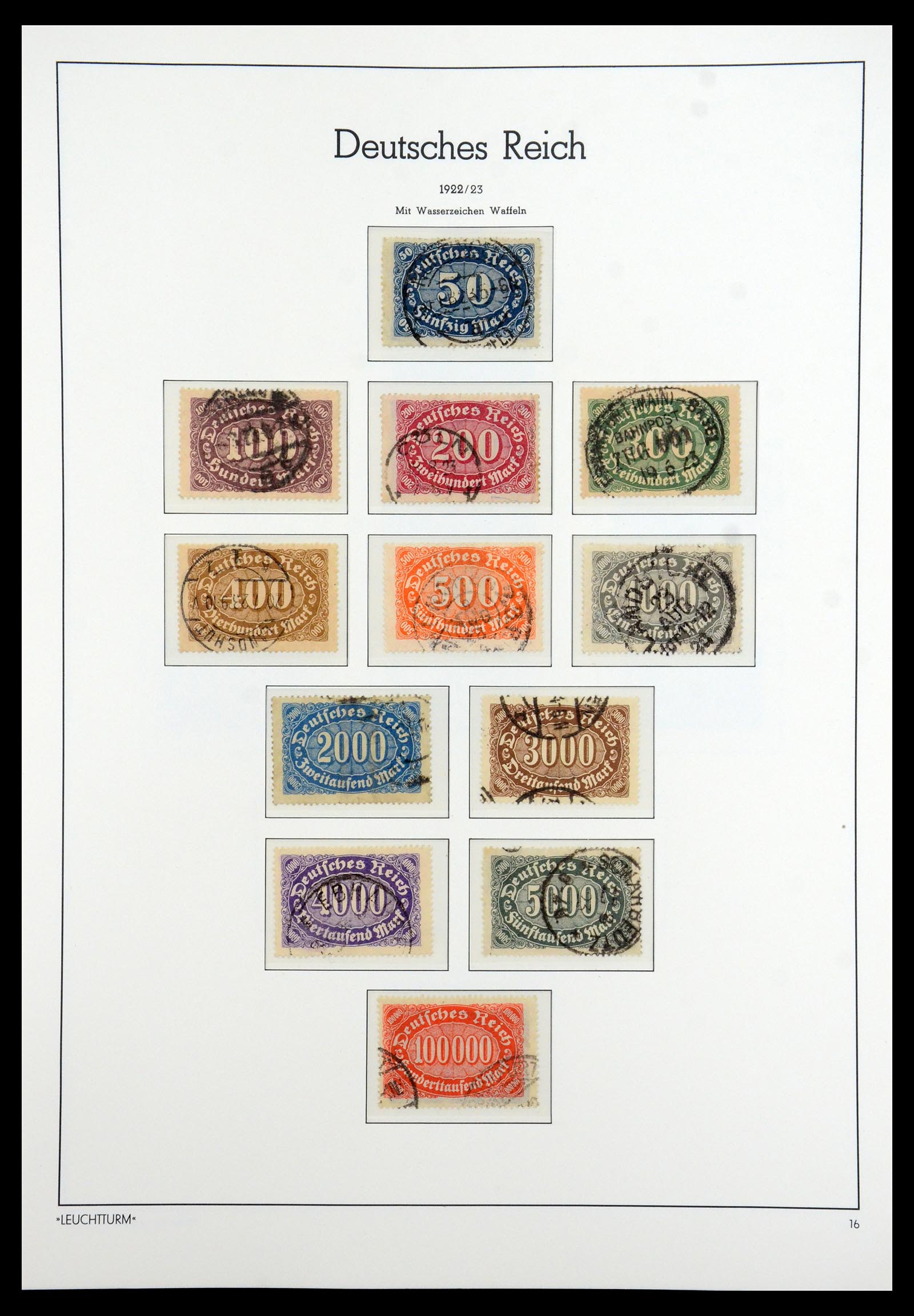 35864 023 - Stamp Collection 35864 German Reich 1872-1945.