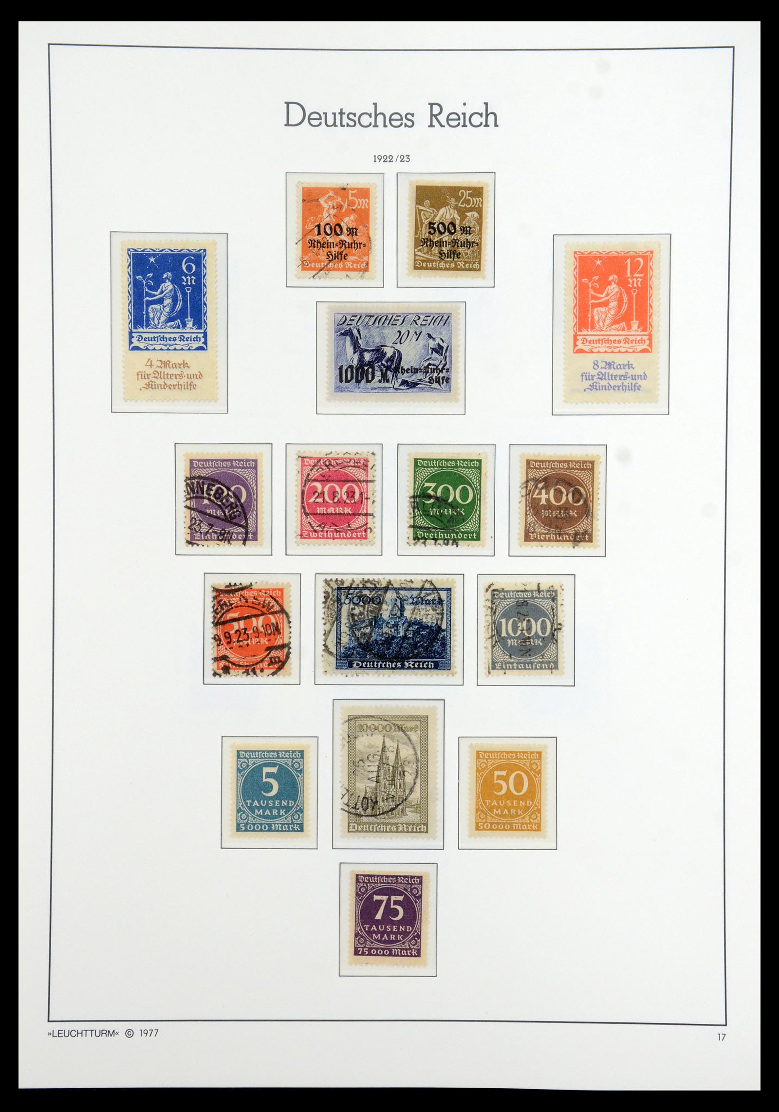 35864 025 - Stamp Collection 35864 German Reich 1872-1945.