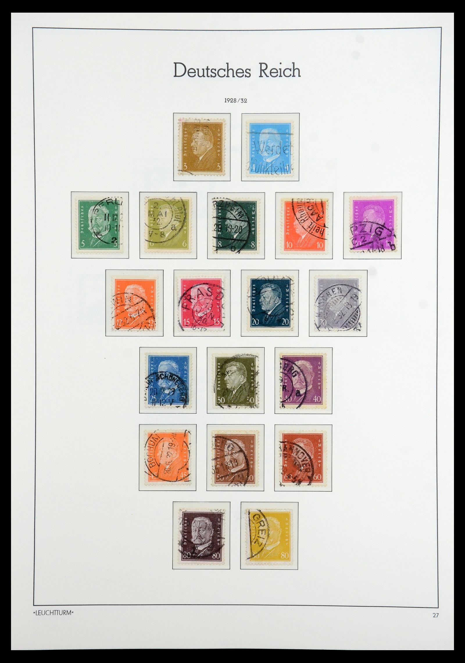 35864 037 - Stamp Collection 35864 German Reich 1872-1945.