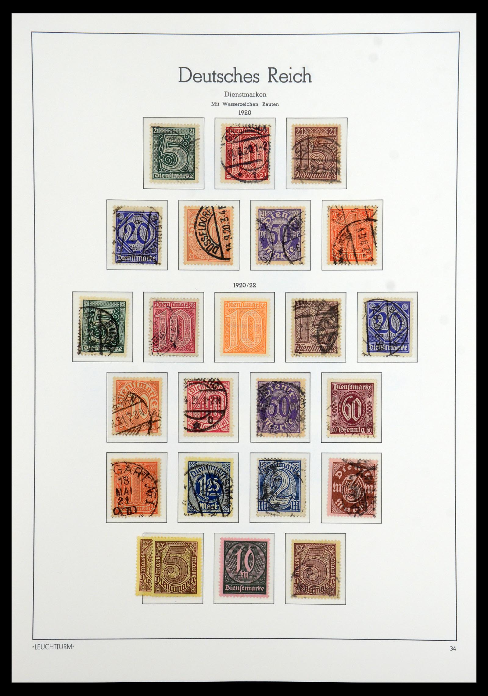 35864 043 - Stamp Collection 35864 German Reich 1872-1945.