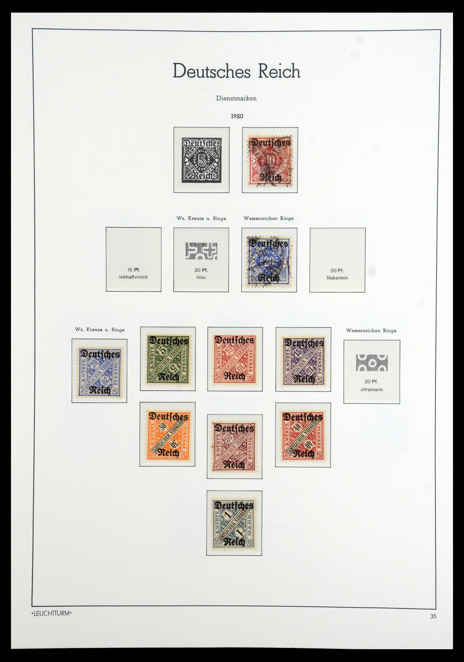 35864 044 - Postzegelverzameling 35864 Duitse Rijk 1872-1945.