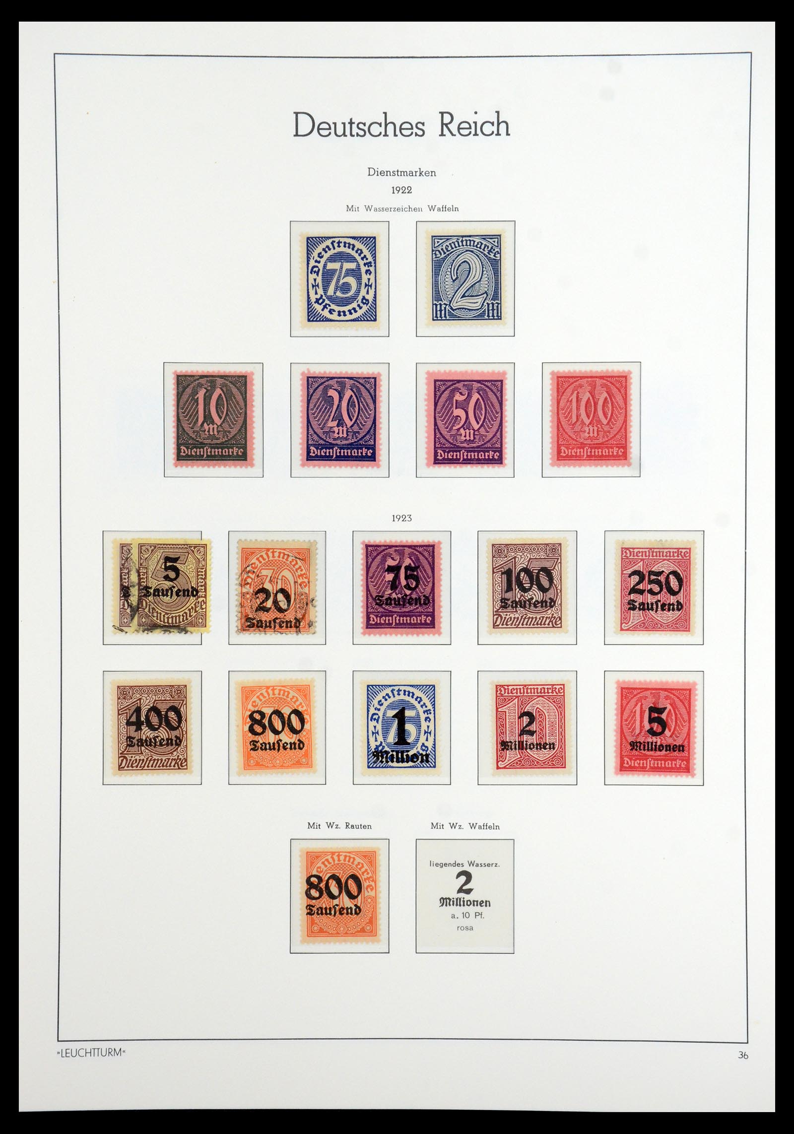35864 045 - Stamp Collection 35864 German Reich 1872-1945.