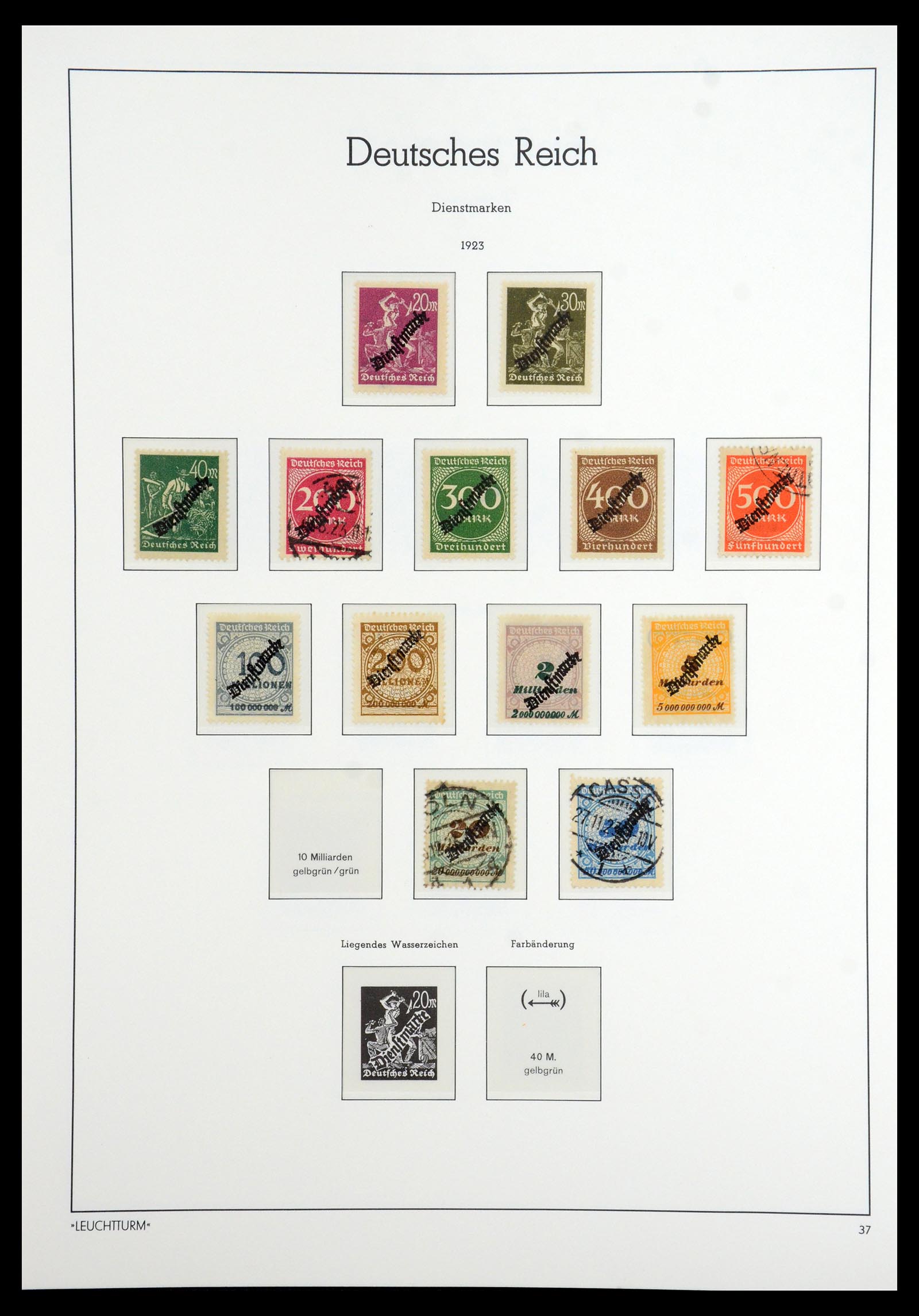 35864 046 - Postzegelverzameling 35864 Duitse Rijk 1872-1945.