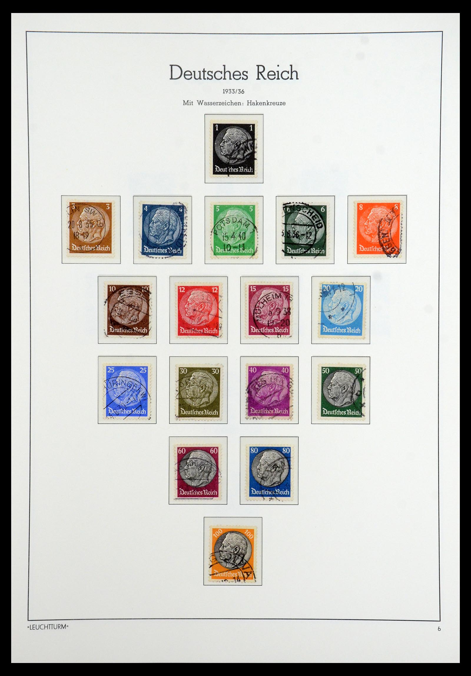 35864 052 - Stamp Collection 35864 German Reich 1872-1945.