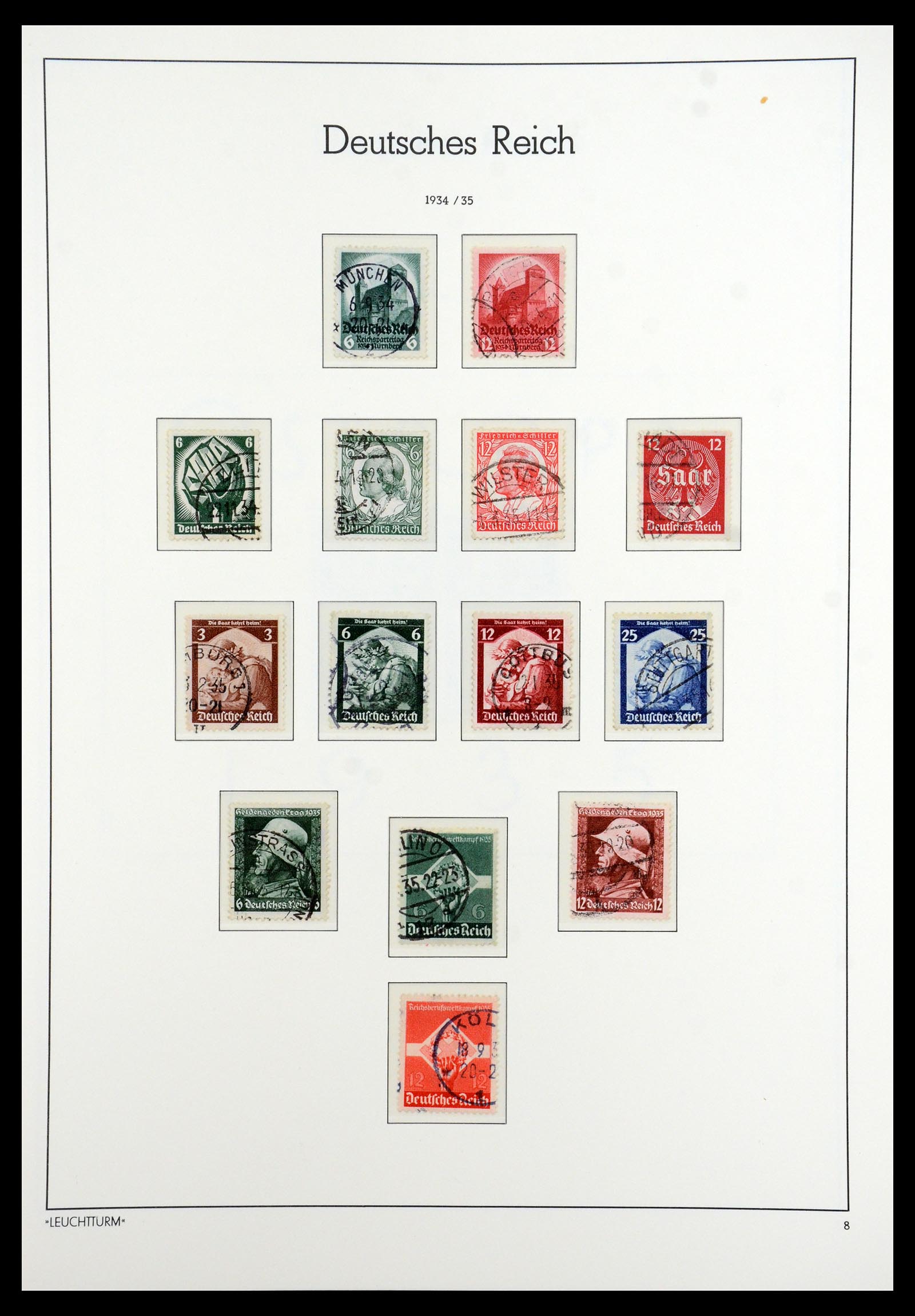 35864 054 - Postzegelverzameling 35864 Duitse Rijk 1872-1945.