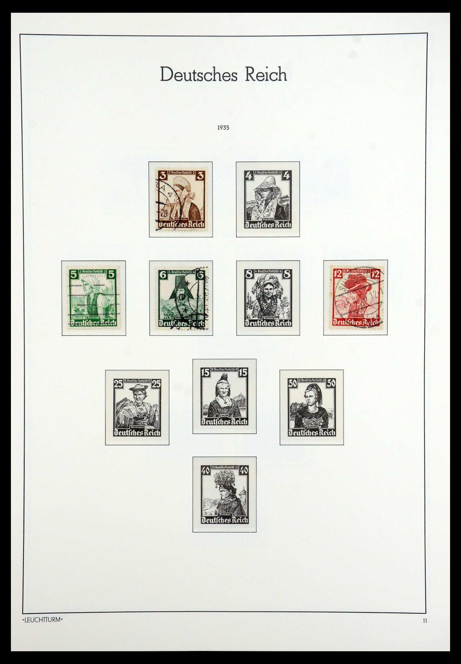 35864 056 - Stamp Collection 35864 German Reich 1872-1945.