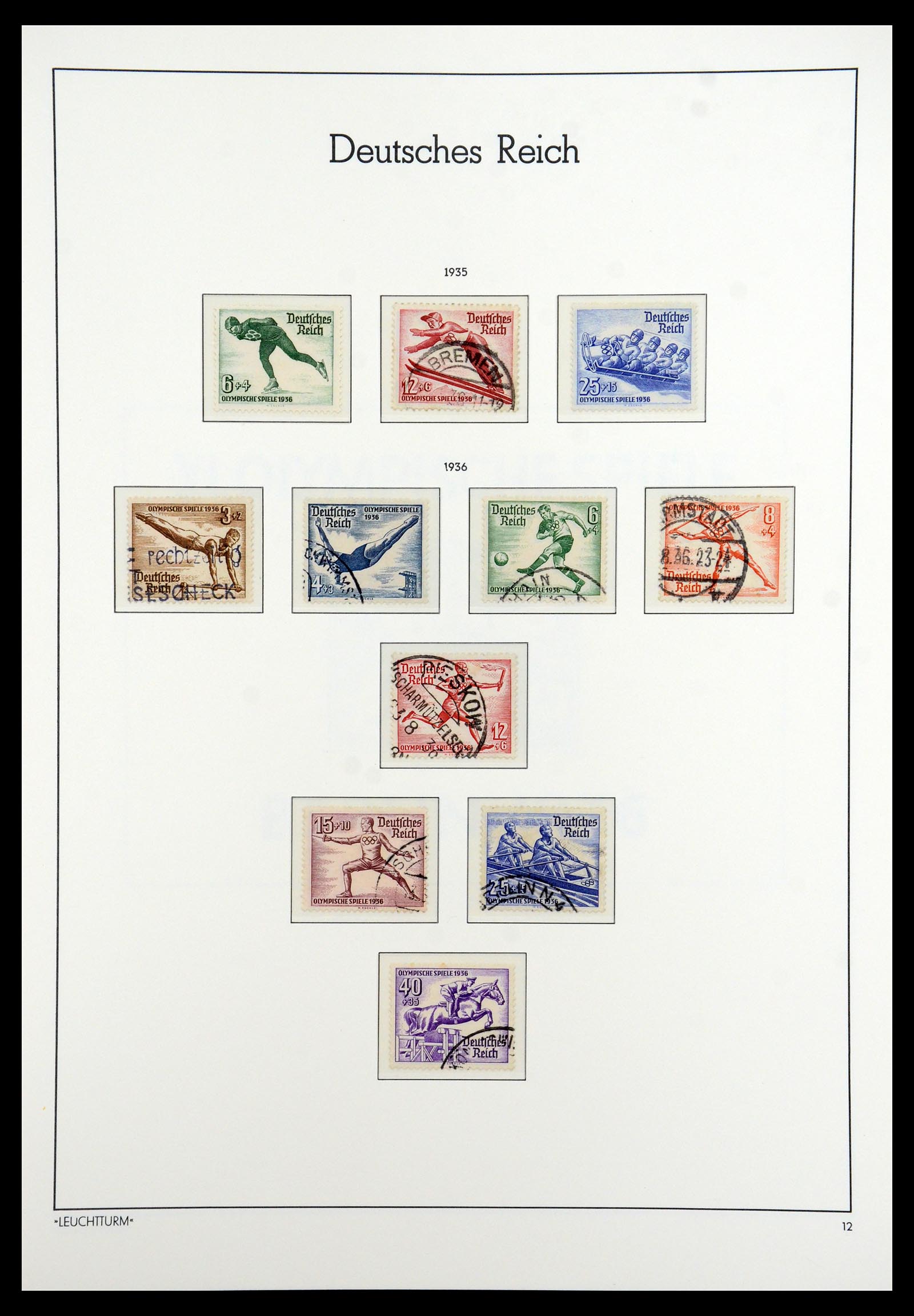 35864 057 - Postzegelverzameling 35864 Duitse Rijk 1872-1945.
