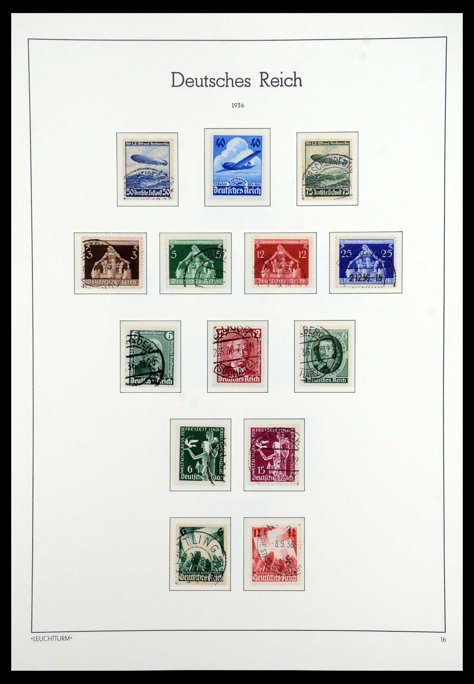 35864 059 - Stamp Collection 35864 German Reich 1872-1945.