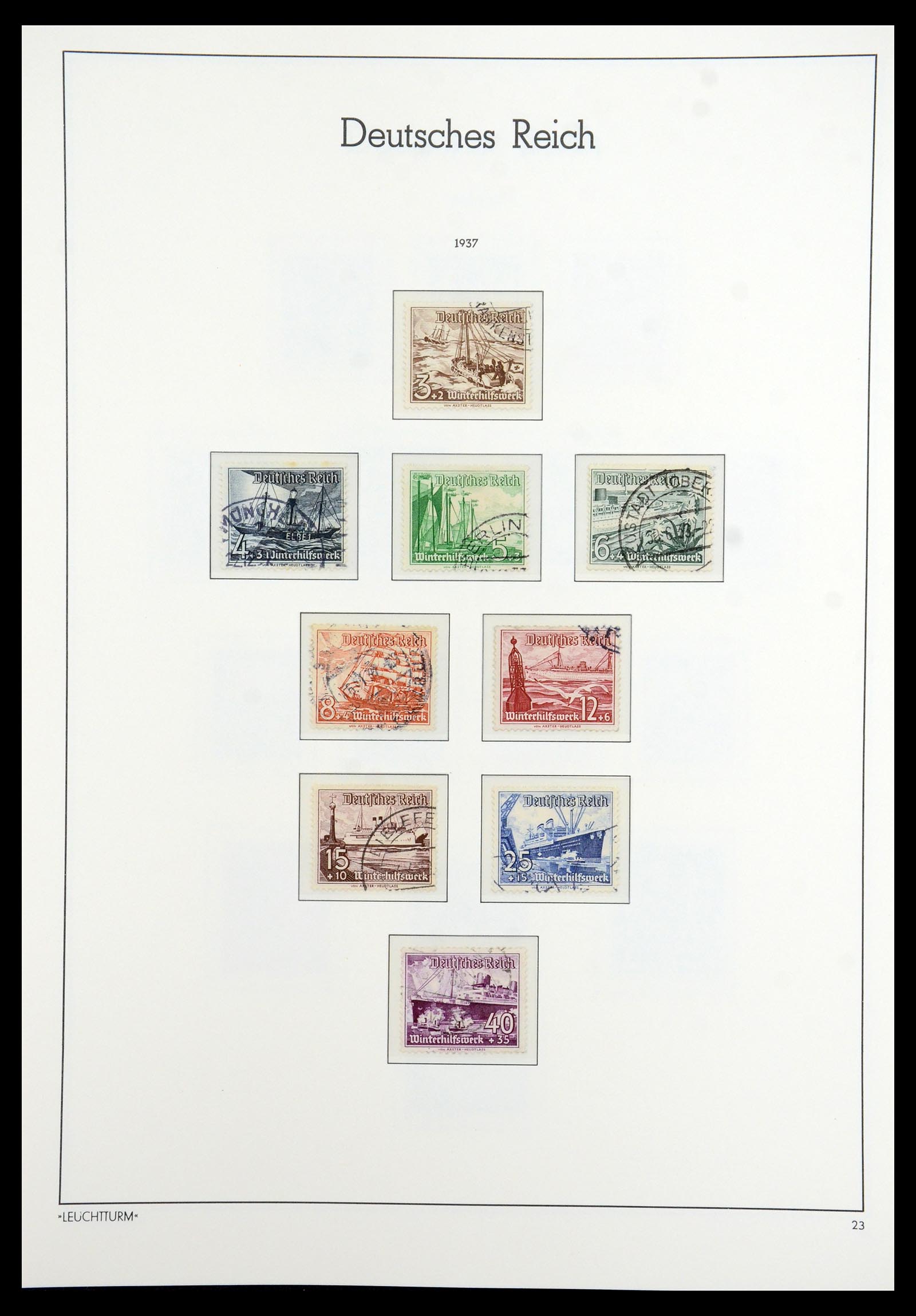 35864 062 - Stamp Collection 35864 German Reich 1872-1945.