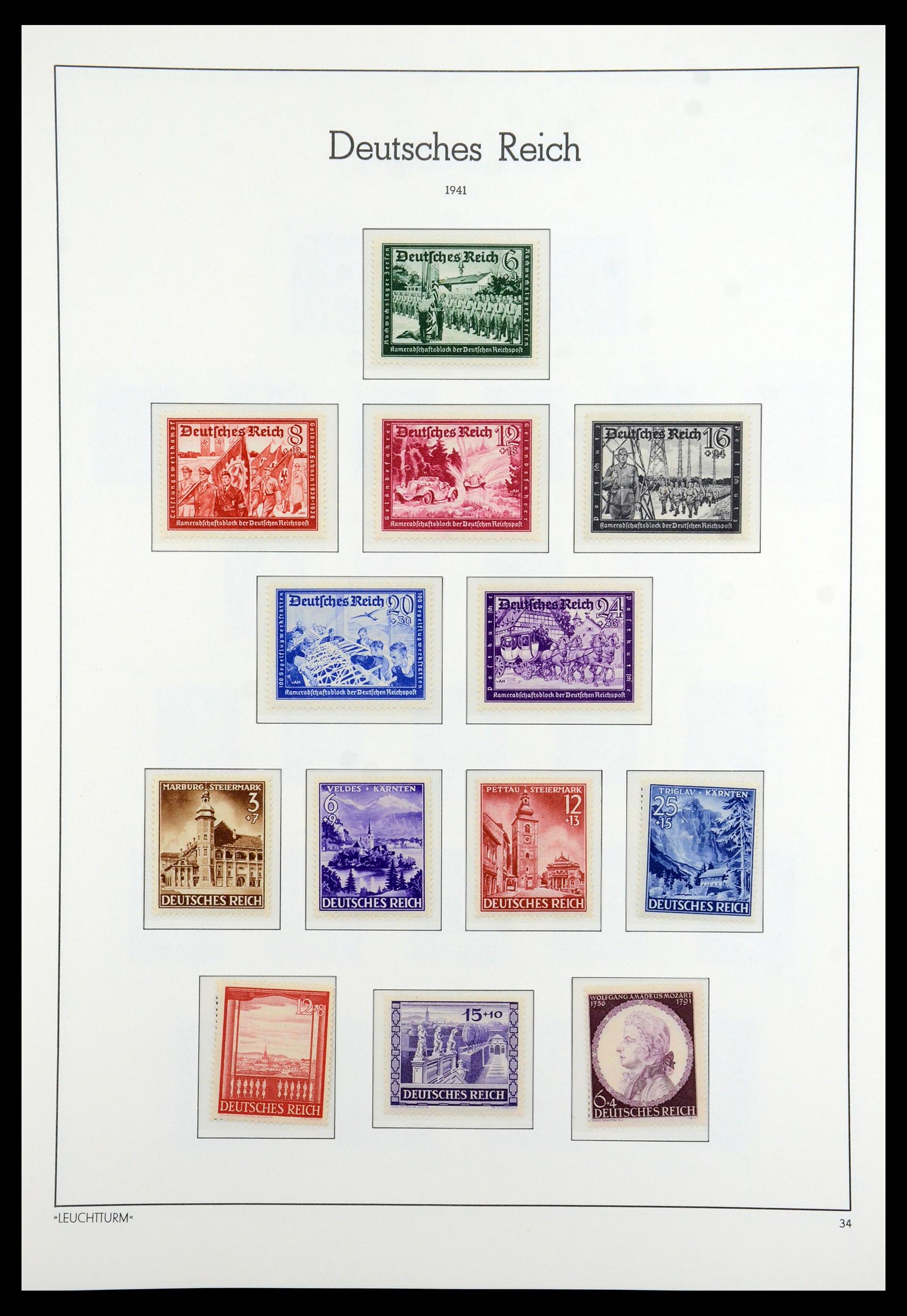 35864 071 - Stamp Collection 35864 German Reich 1872-1945.