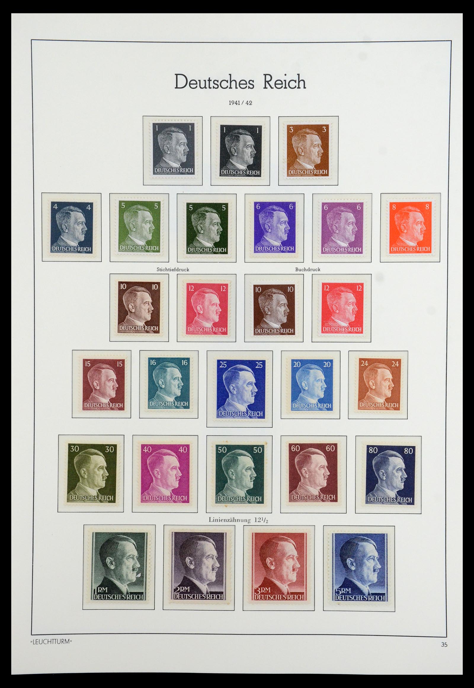 35864 072 - Stamp Collection 35864 German Reich 1872-1945.