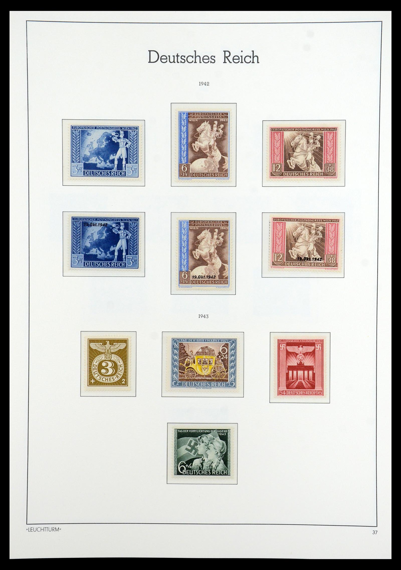 35864 075 - Stamp Collection 35864 German Reich 1872-1945.