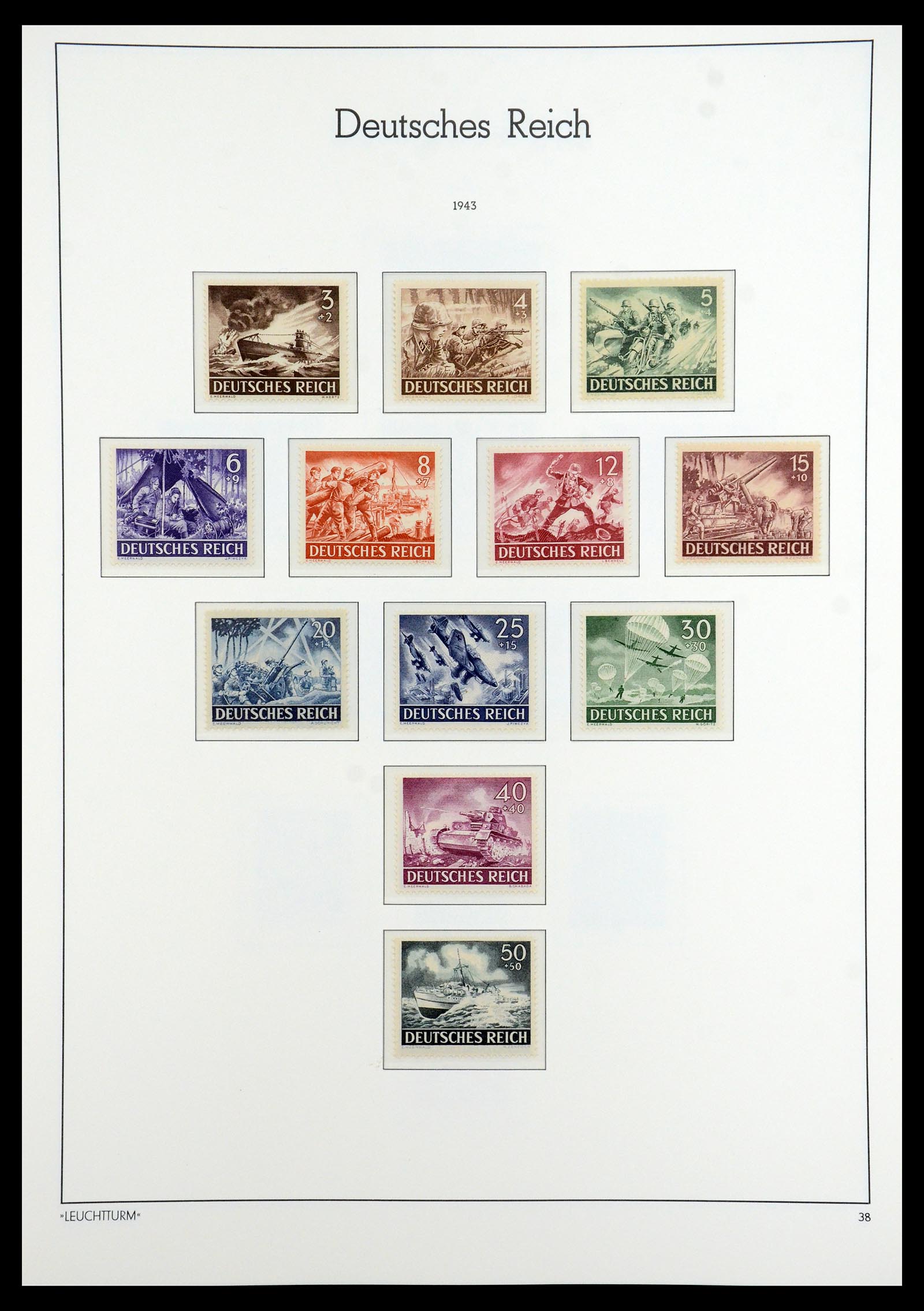 35864 076 - Stamp Collection 35864 German Reich 1872-1945.