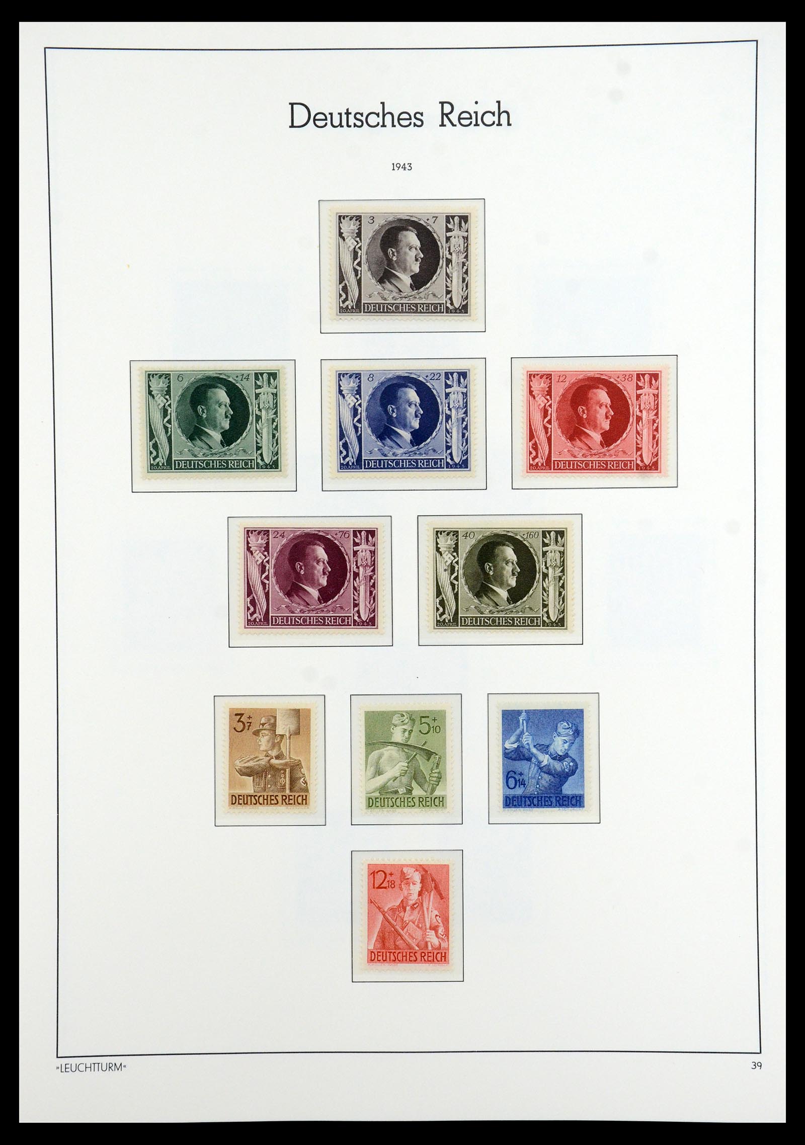 35864 077 - Stamp Collection 35864 German Reich 1872-1945.