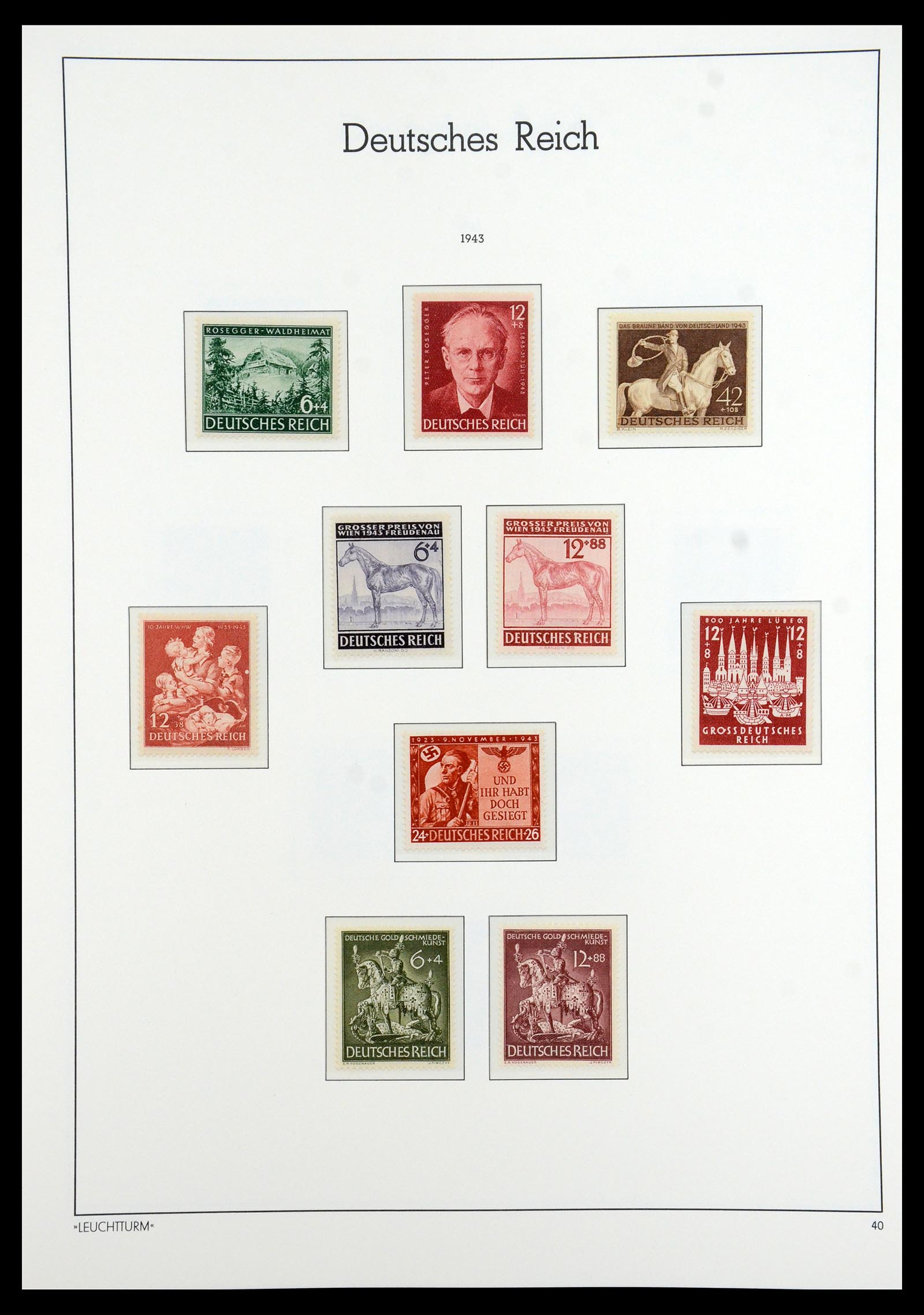 35864 078 - Stamp Collection 35864 German Reich 1872-1945.
