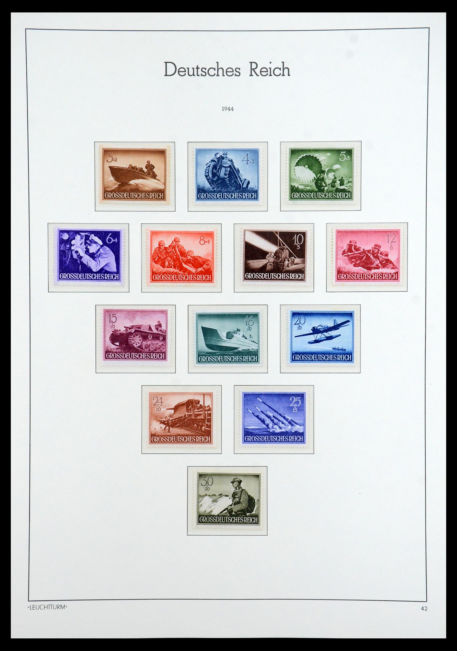 35864 080 - Stamp Collection 35864 German Reich 1872-1945.