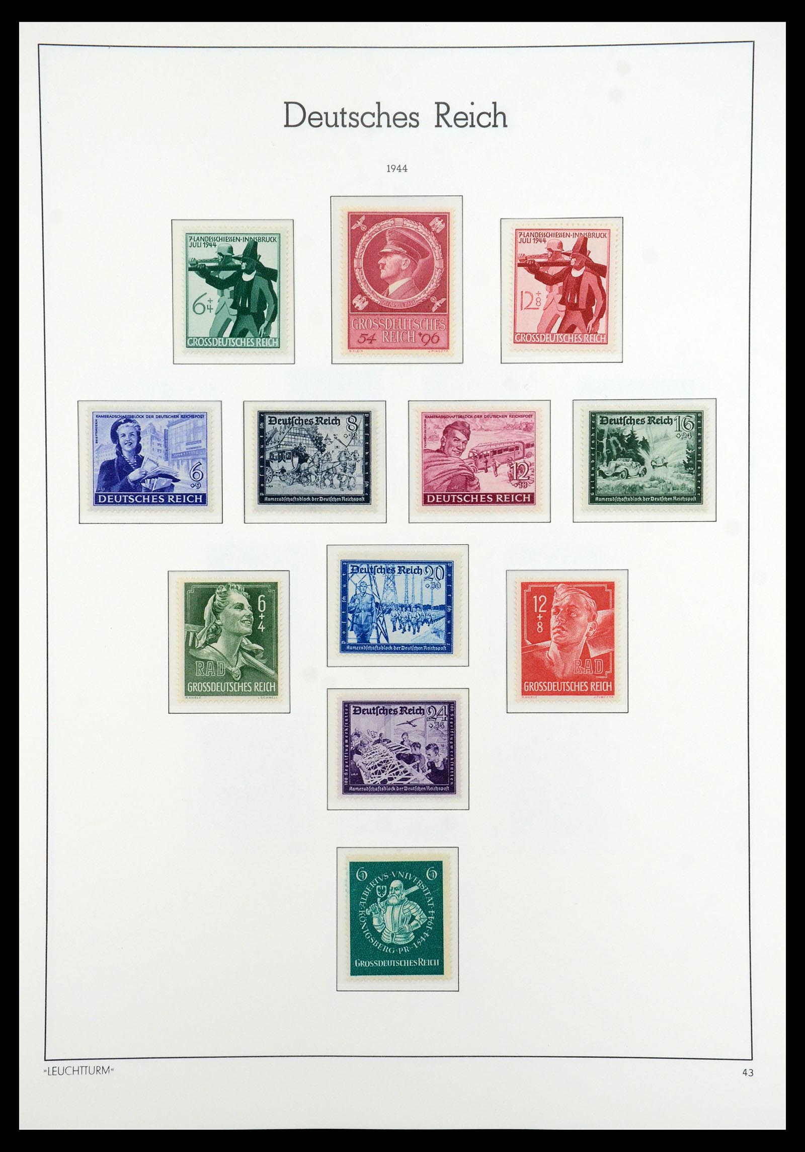 35864 081 - Postzegelverzameling 35864 Duitse Rijk 1872-1945.