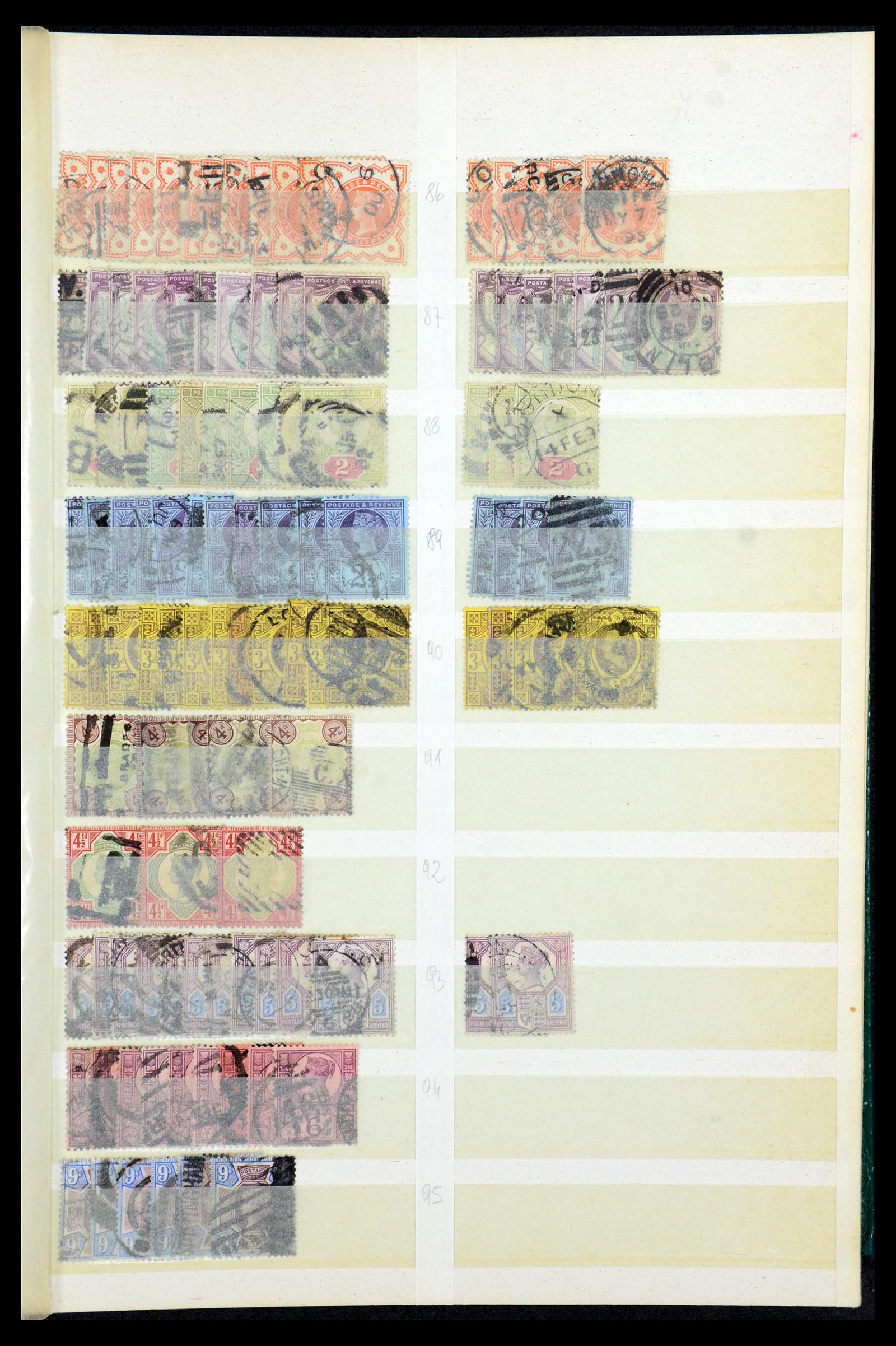 35866 001 - Postzegelverzameling 35866 Engeland 1887-1976.
