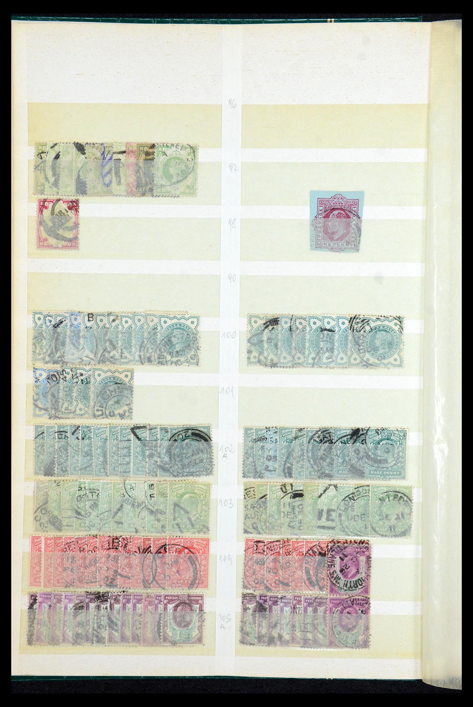 35866 002 - Postzegelverzameling 35866 Engeland 1887-1976.