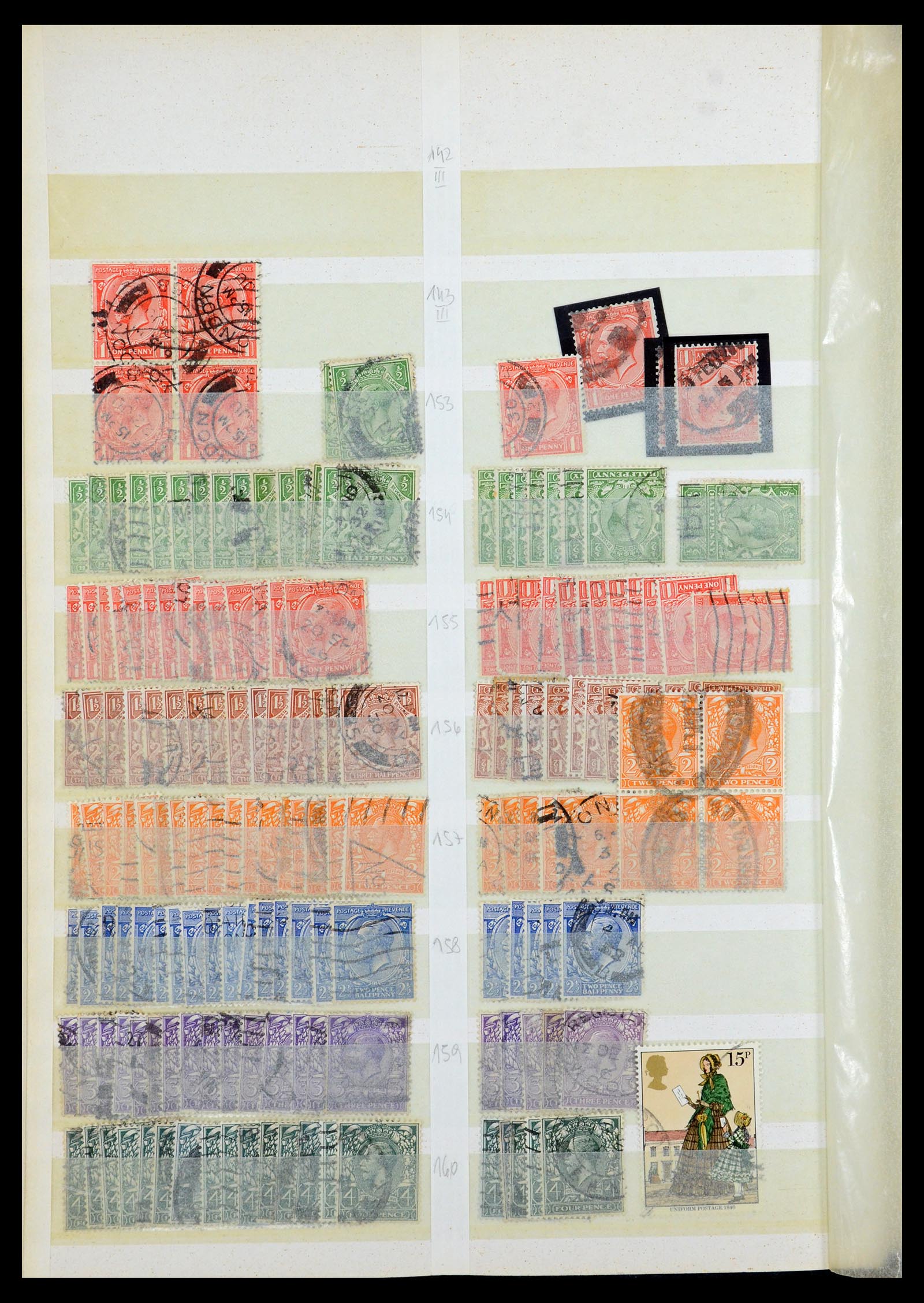 35866 008 - Postzegelverzameling 35866 Engeland 1887-1976.