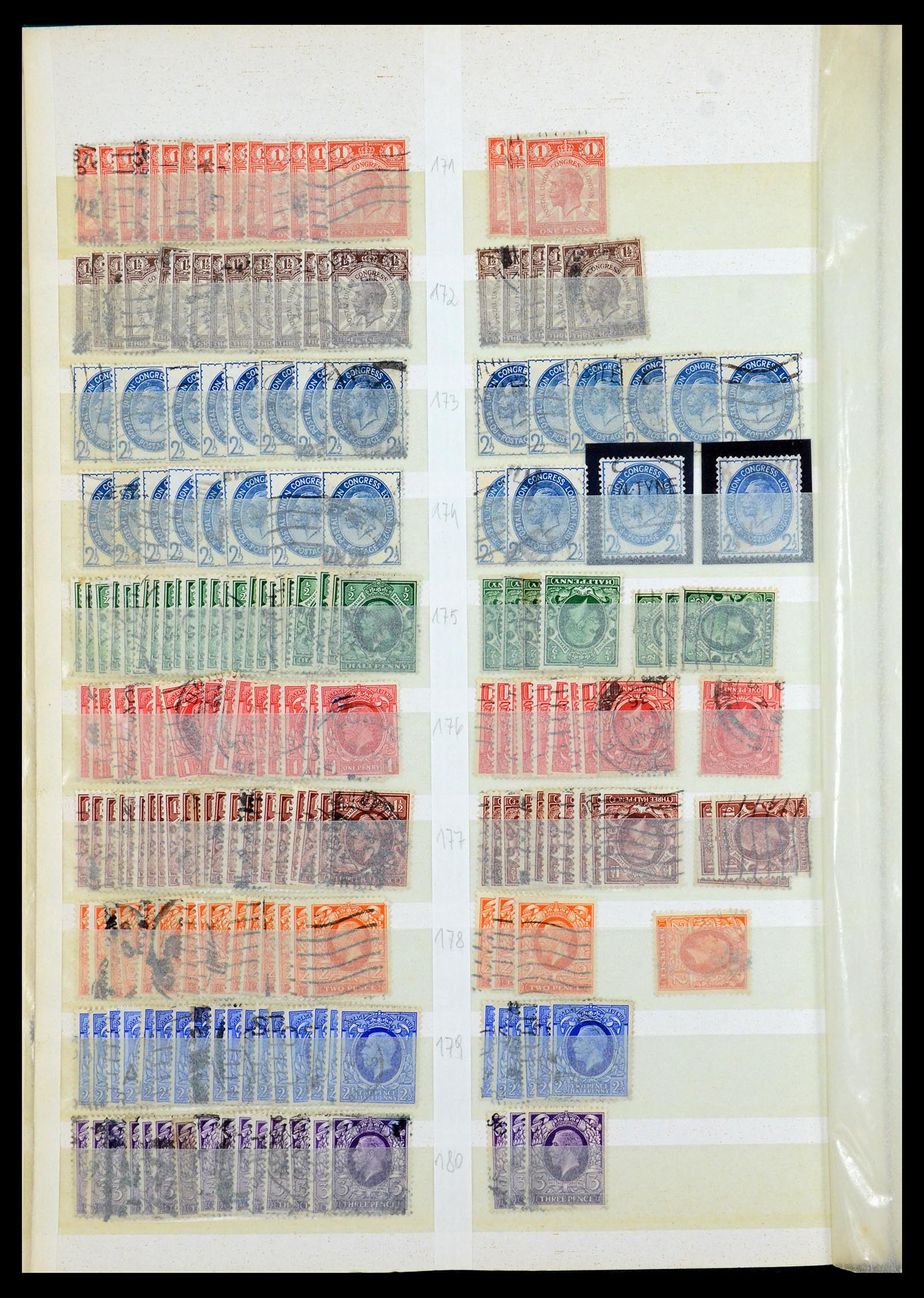35866 010 - Postzegelverzameling 35866 Engeland 1887-1976.
