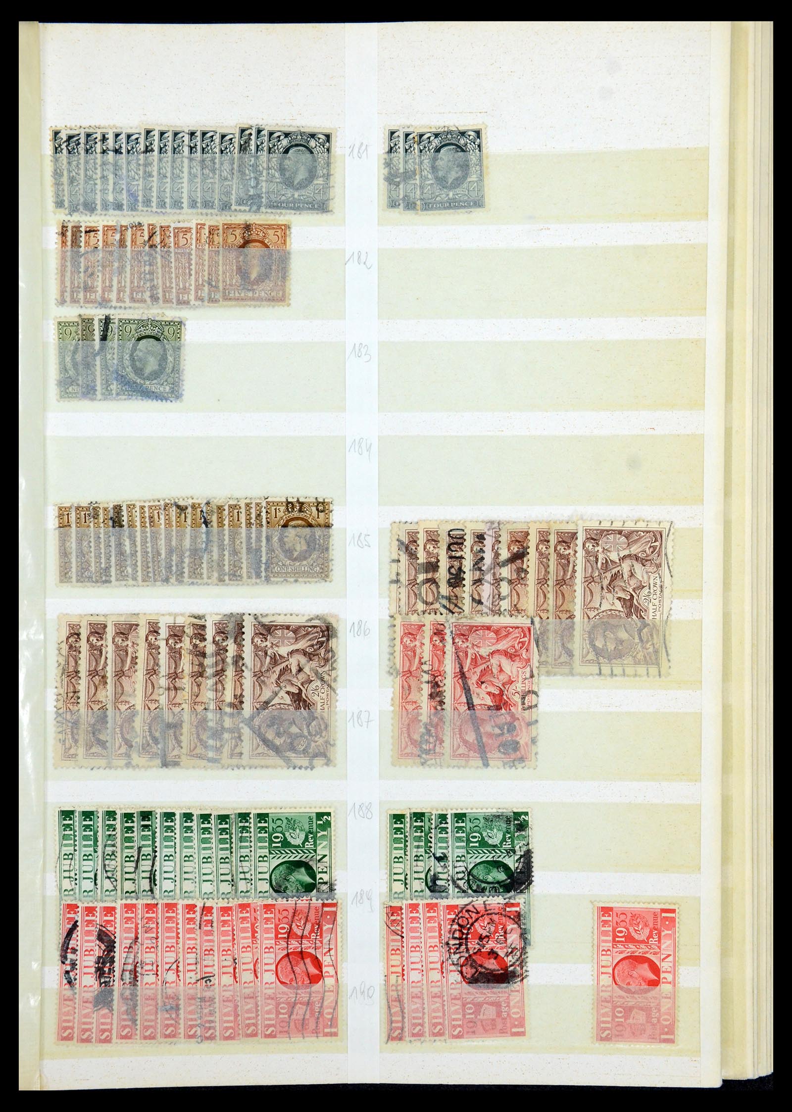 35866 011 - Postzegelverzameling 35866 Engeland 1887-1976.