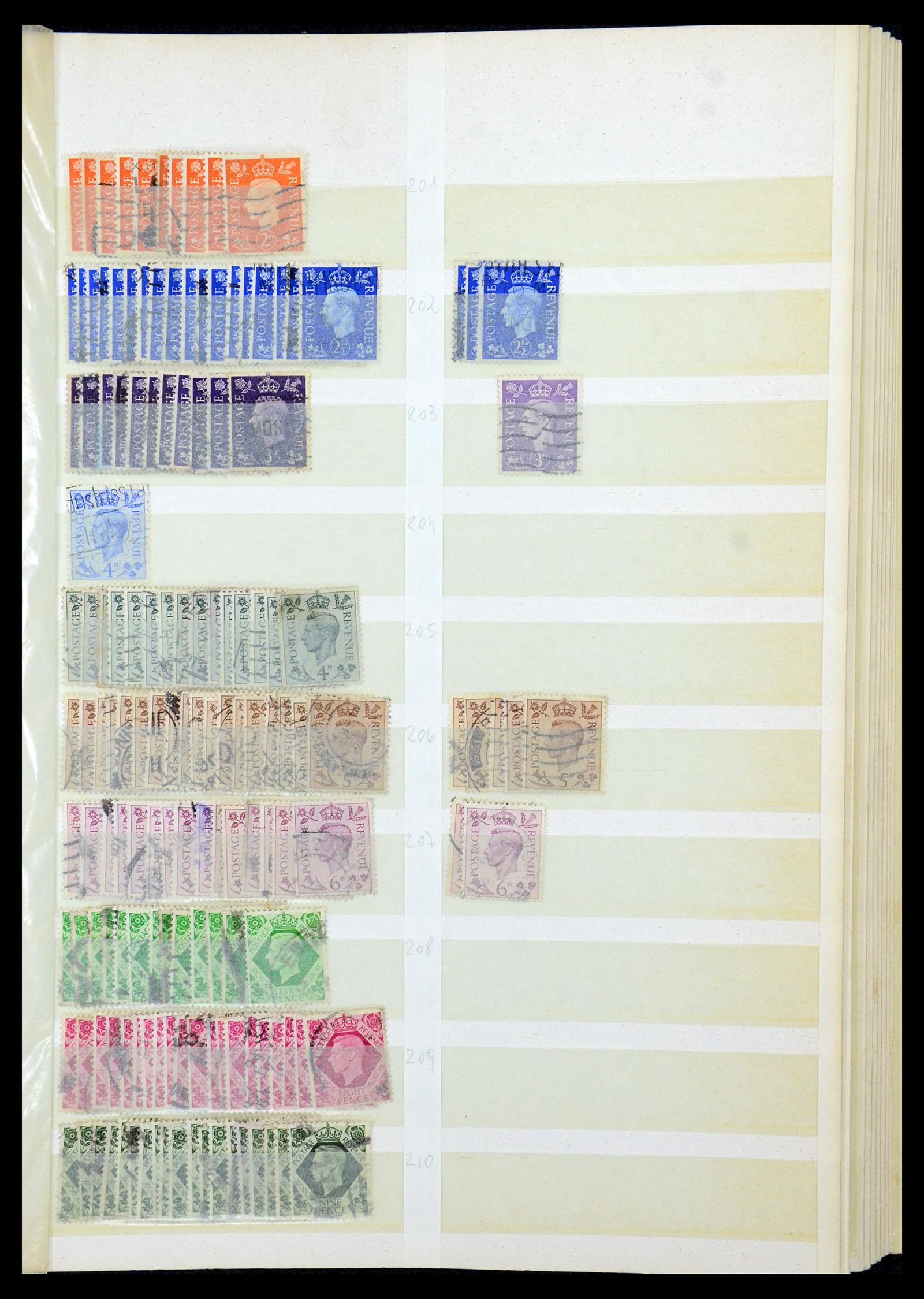 35866 013 - Postzegelverzameling 35866 Engeland 1887-1976.