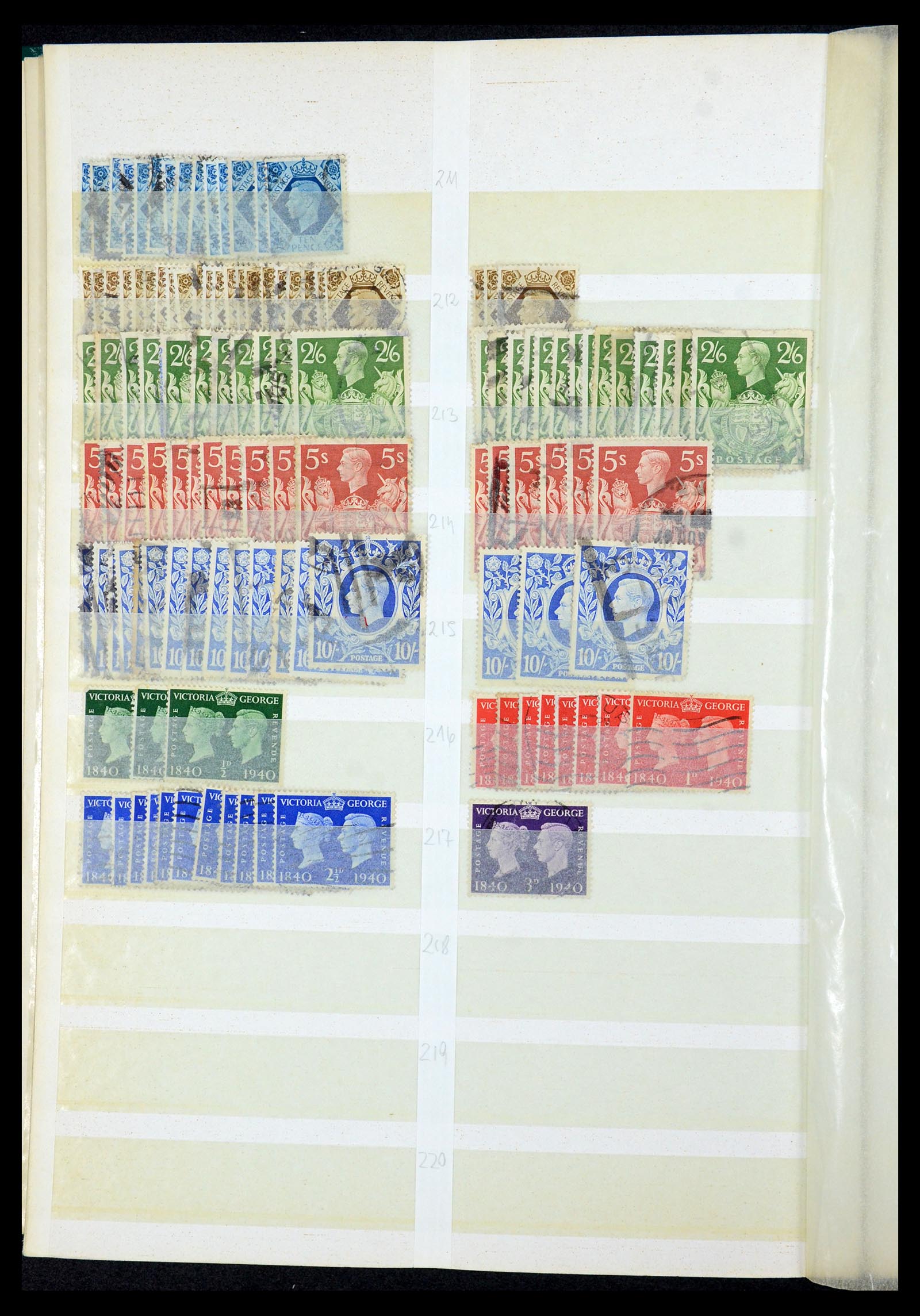 35866 014 - Postzegelverzameling 35866 Engeland 1887-1976.