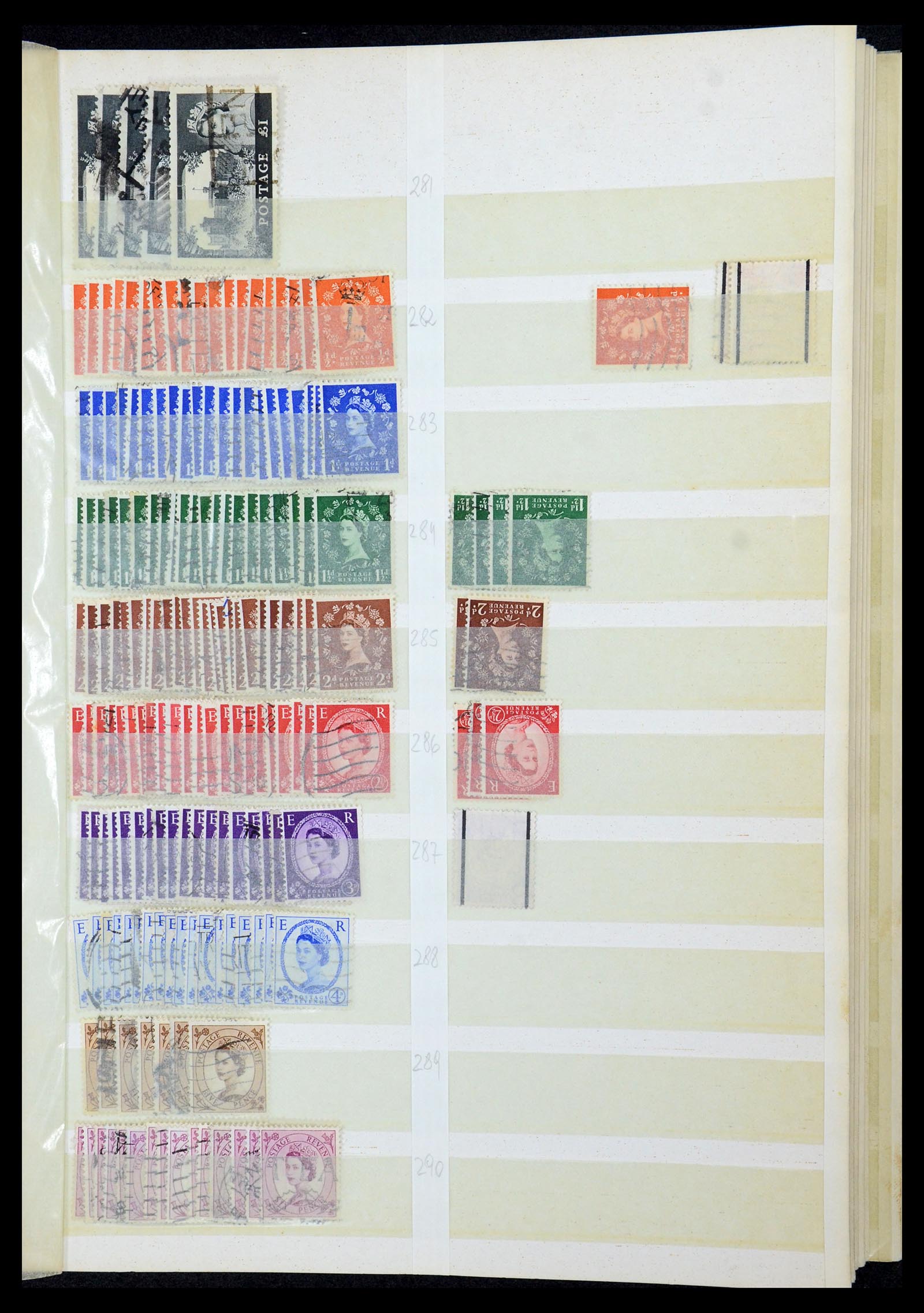 35866 021 - Postzegelverzameling 35866 Engeland 1887-1976.