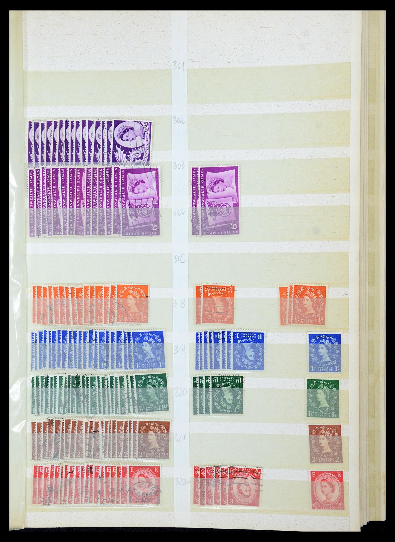 35866 023 - Postzegelverzameling 35866 Engeland 1887-1976.