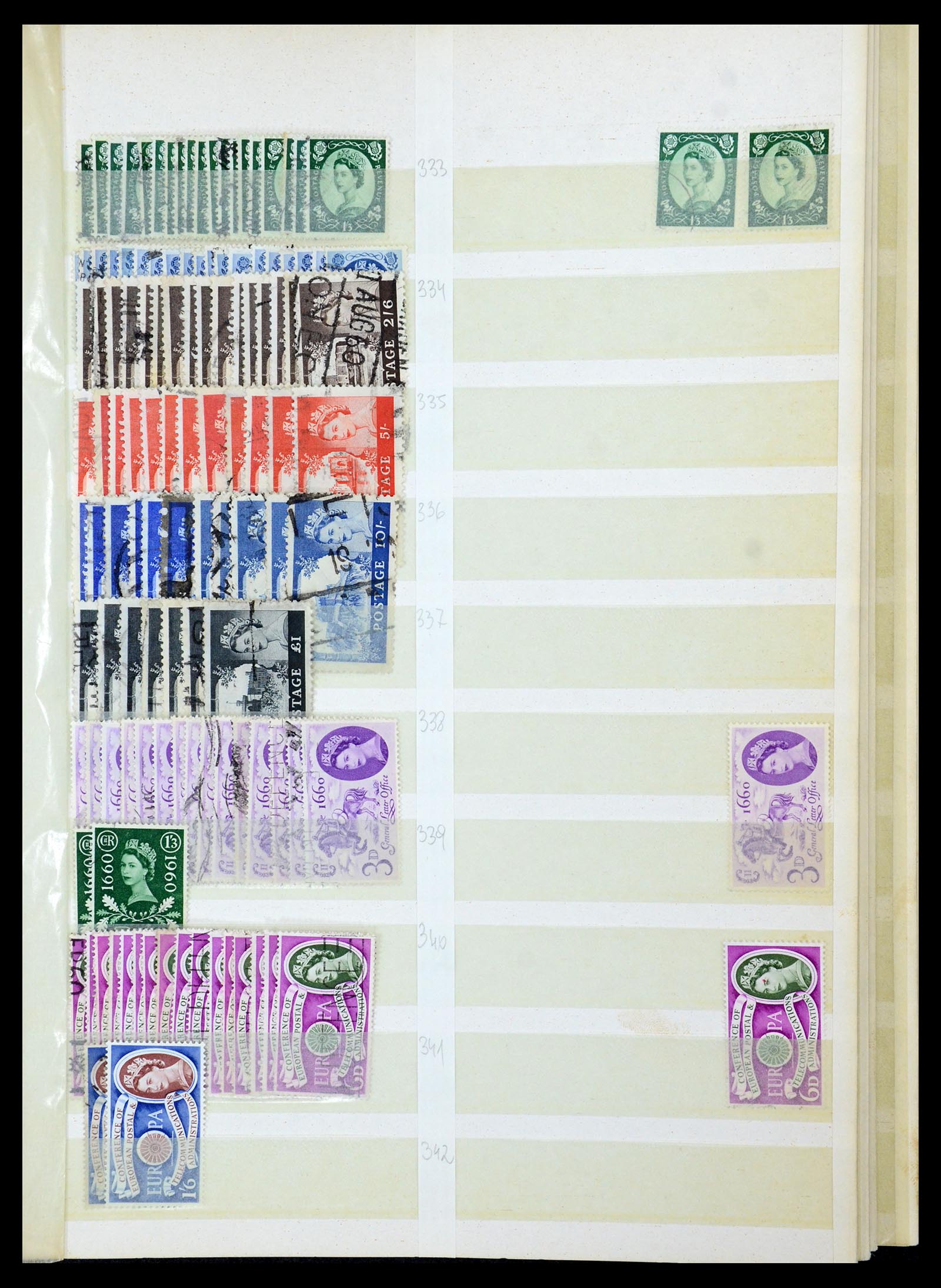 35866 025 - Postzegelverzameling 35866 Engeland 1887-1976.