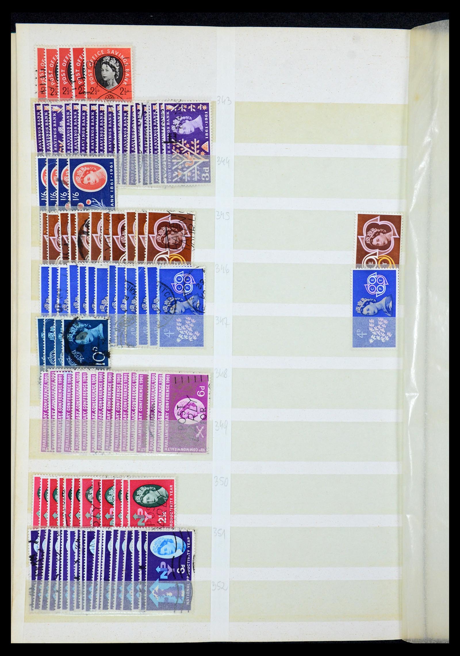 35866 026 - Postzegelverzameling 35866 Engeland 1887-1976.