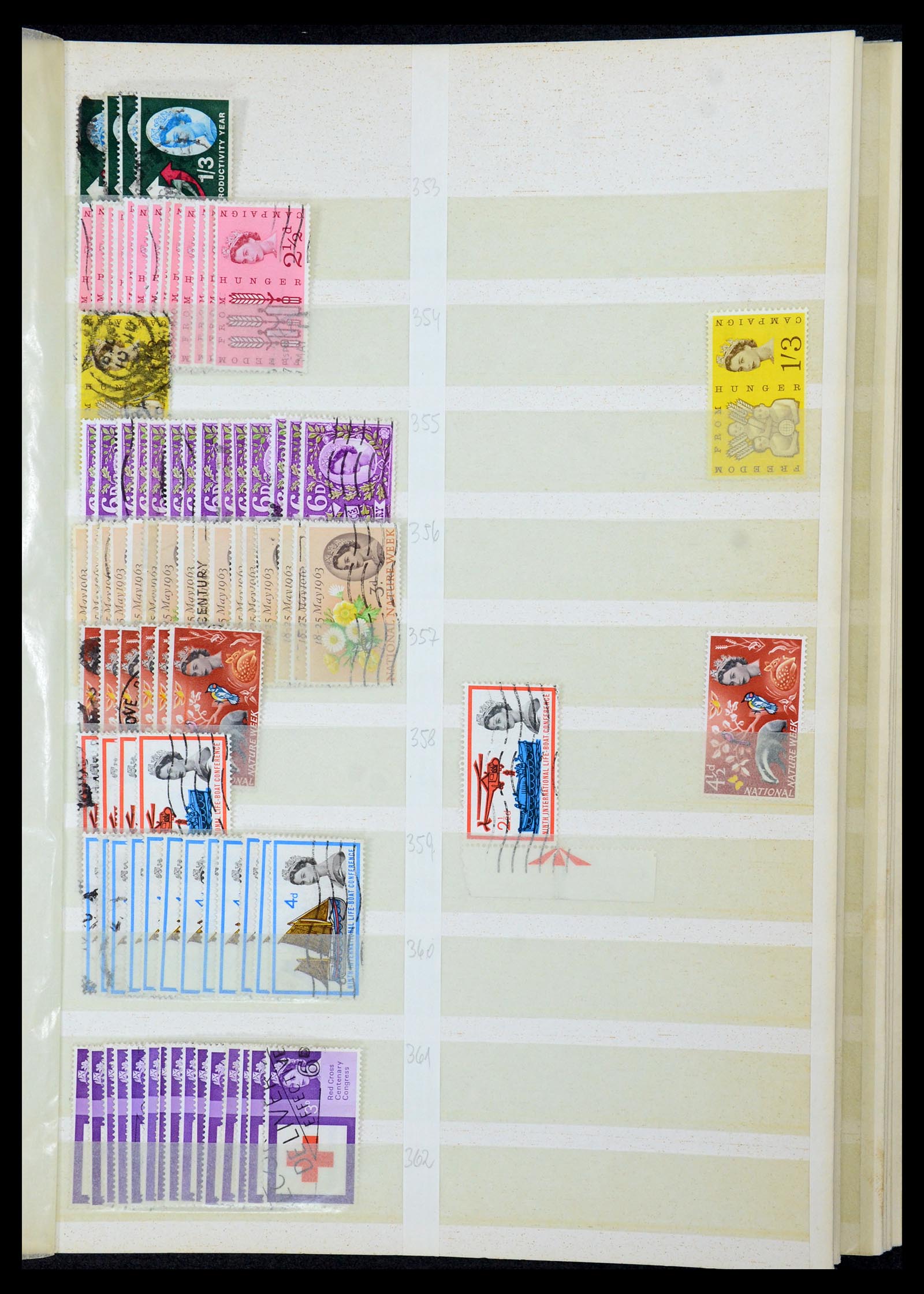 35866 027 - Postzegelverzameling 35866 Engeland 1887-1976.