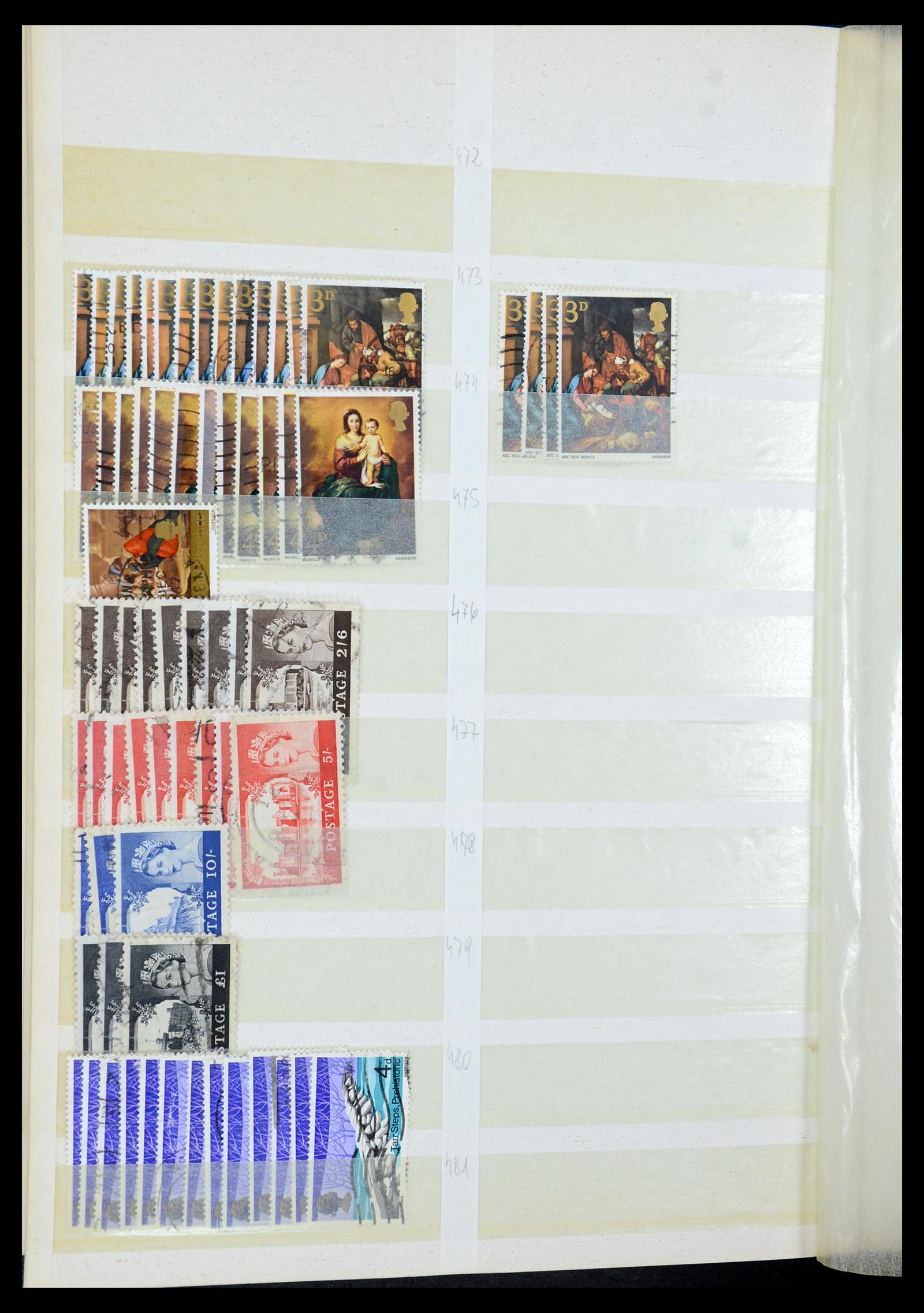 35866 038 - Postzegelverzameling 35866 Engeland 1887-1976.