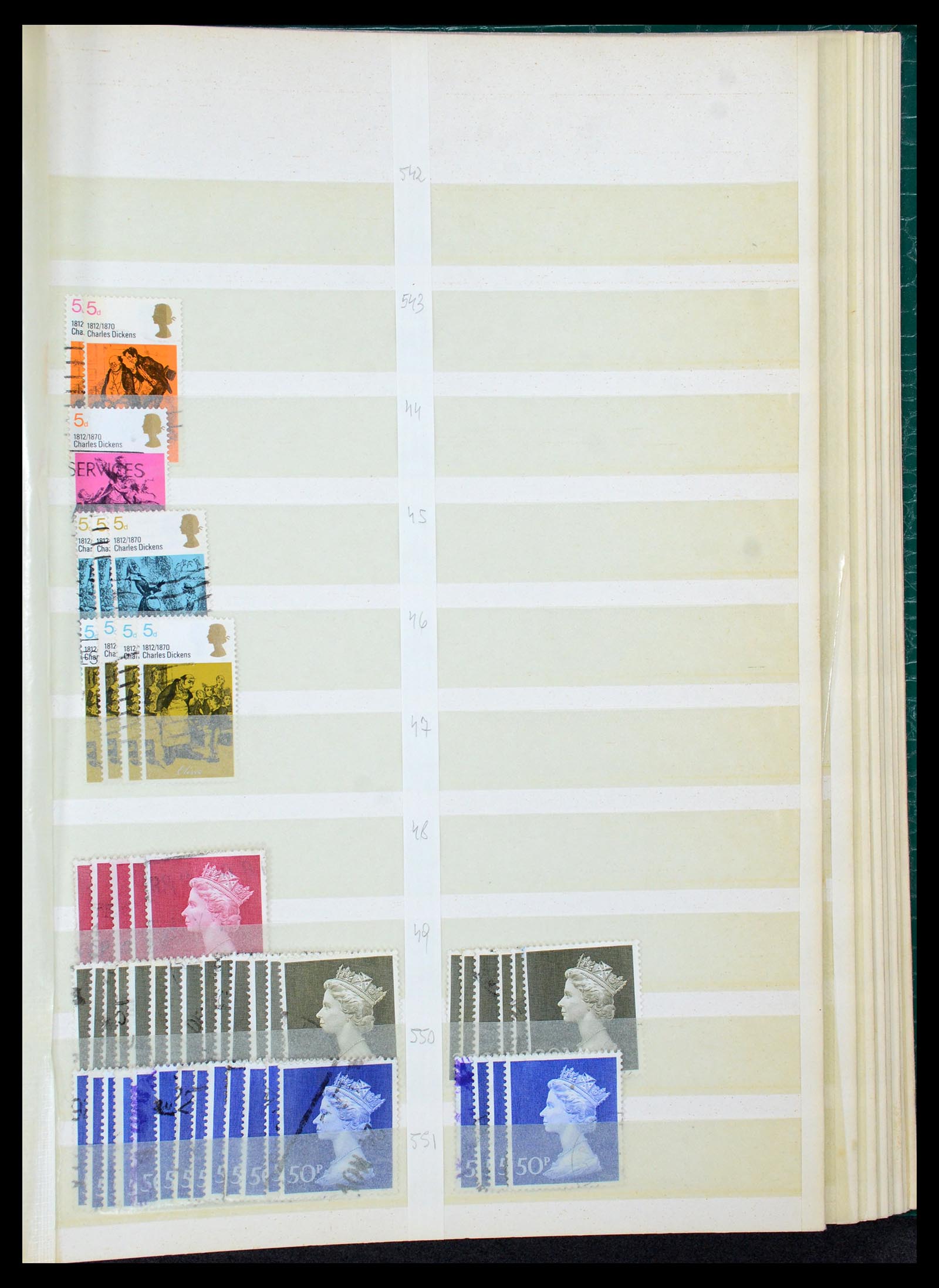 35866 045 - Postzegelverzameling 35866 Engeland 1887-1976.