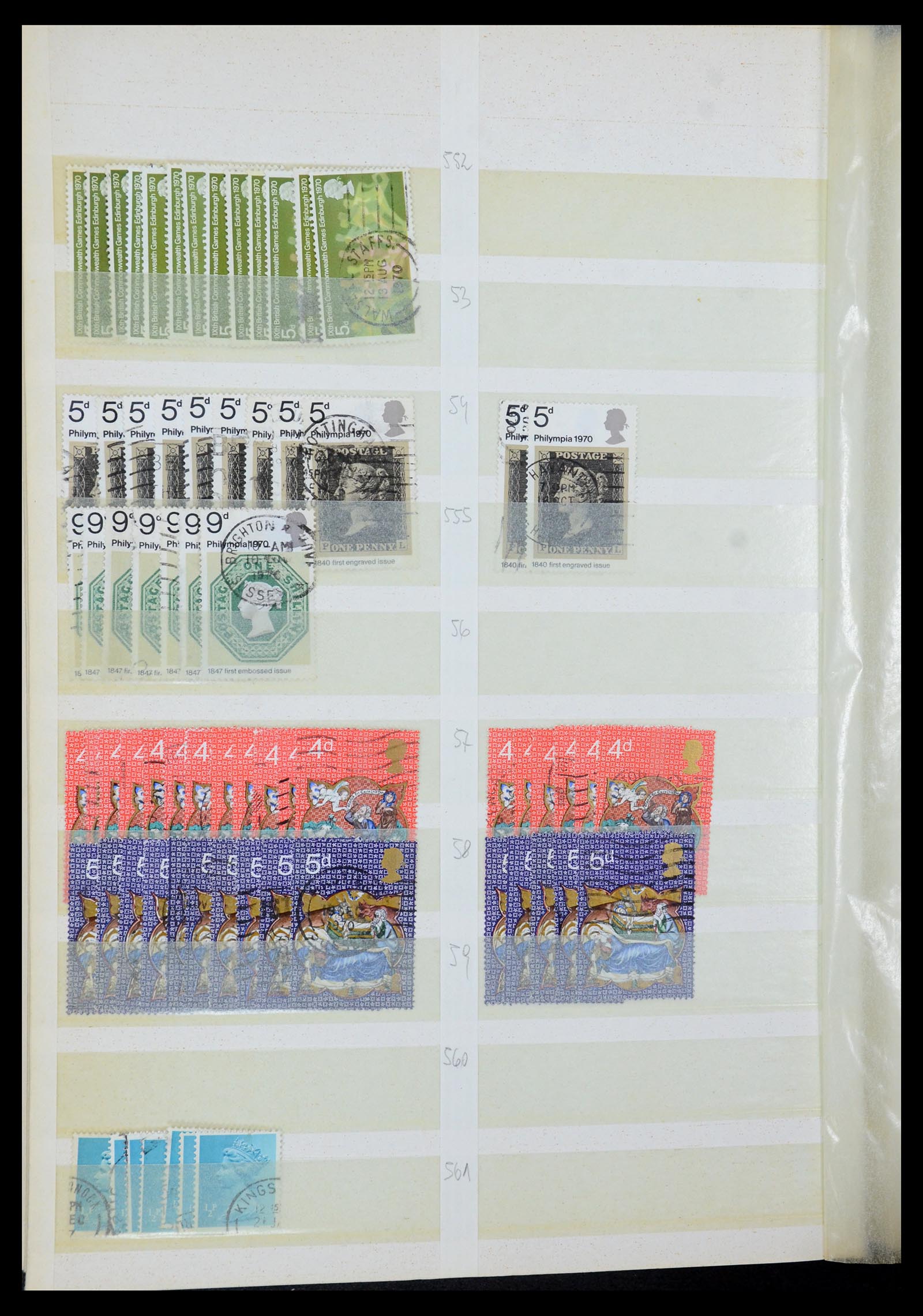 35866 046 - Postzegelverzameling 35866 Engeland 1887-1976.