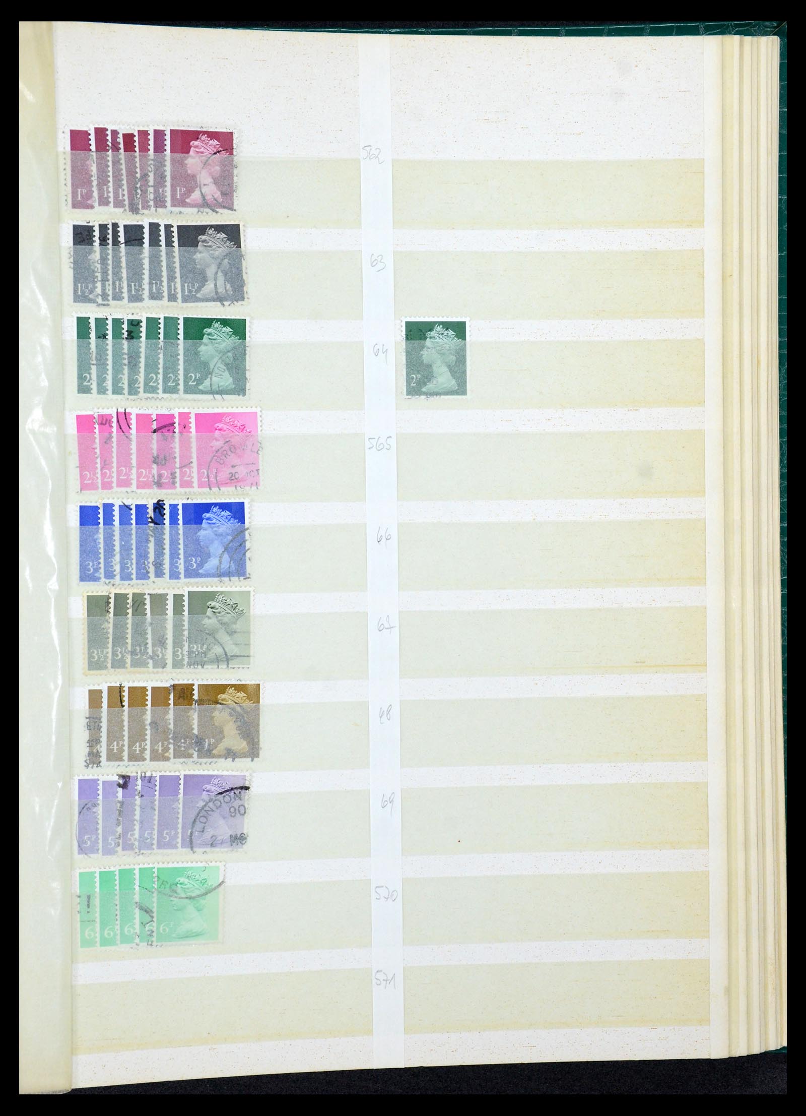 35866 047 - Postzegelverzameling 35866 Engeland 1887-1976.