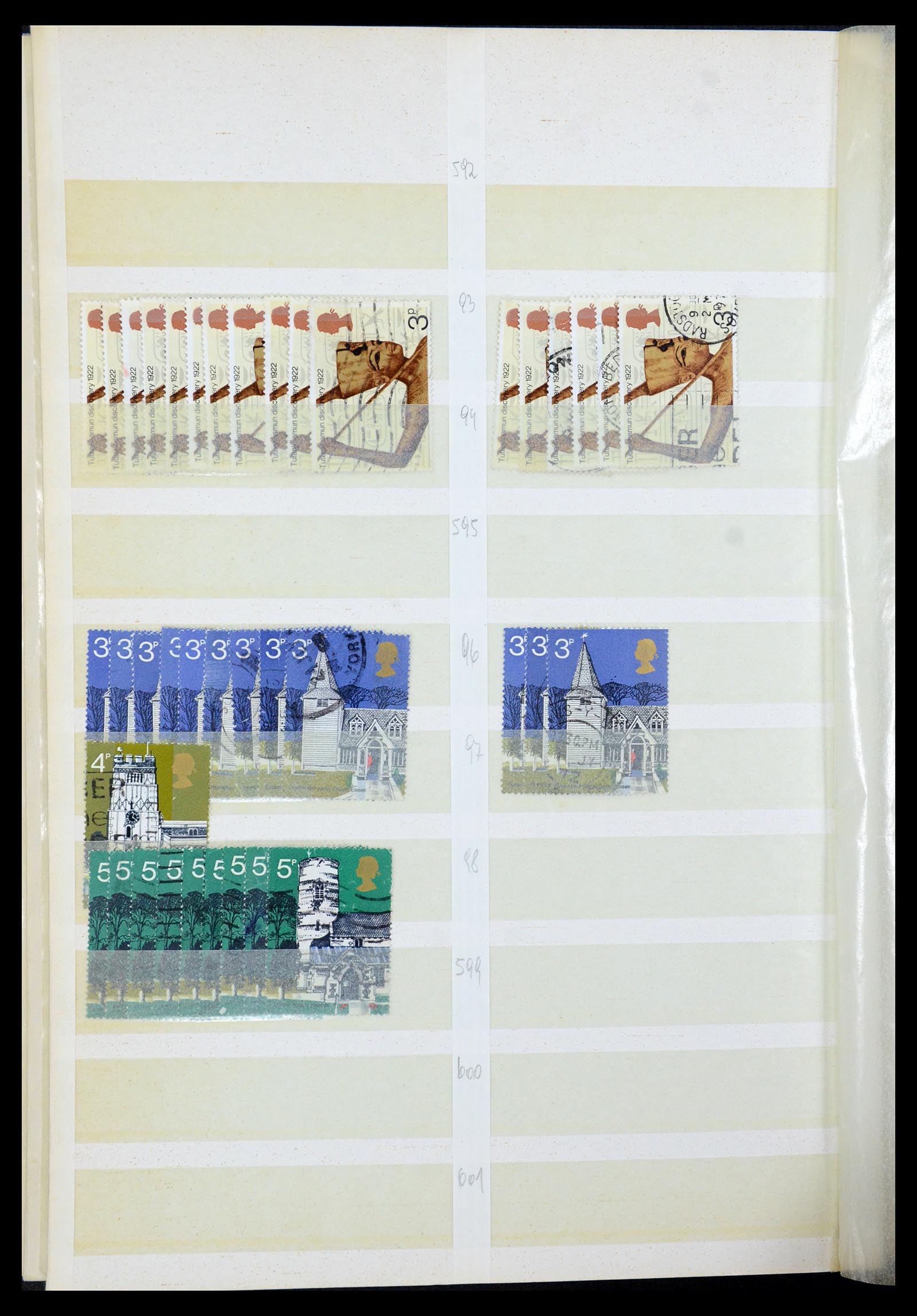 35866 050 - Postzegelverzameling 35866 Engeland 1887-1976.