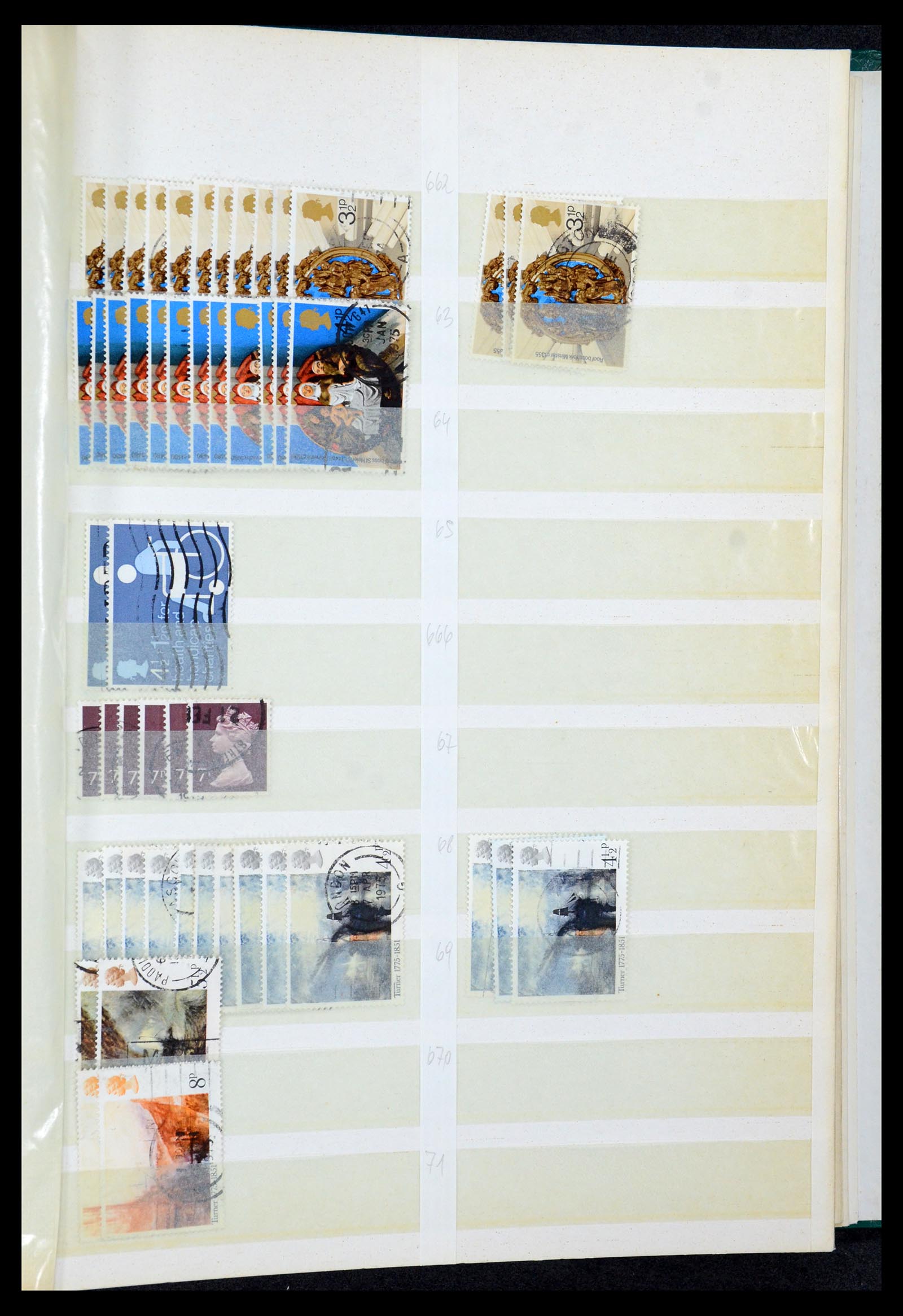 35866 057 - Postzegelverzameling 35866 Engeland 1887-1976.