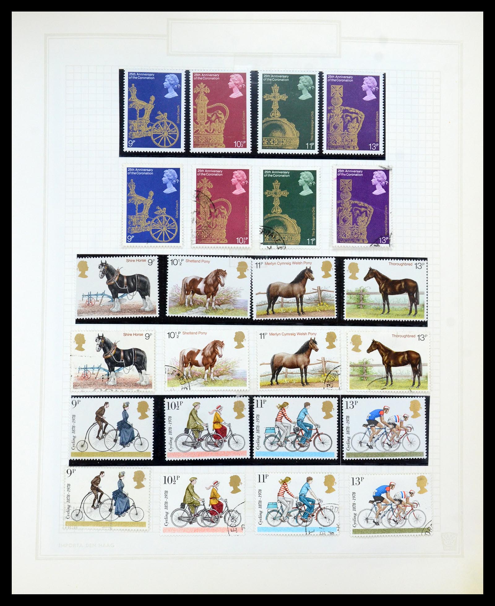 35867 008 - Postzegelverzameling 35867 Engeland 1971-2003.