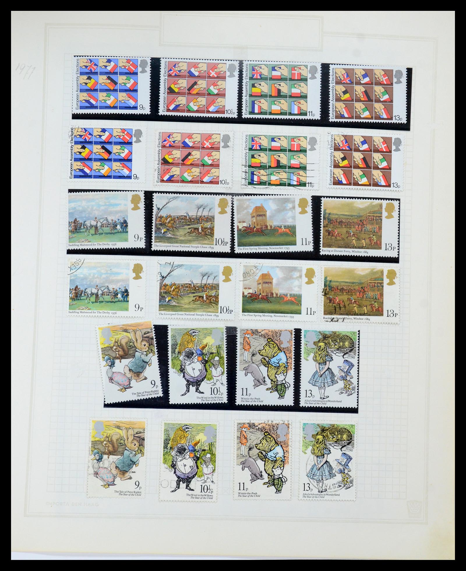 35867 011 - Postzegelverzameling 35867 Engeland 1971-2003.