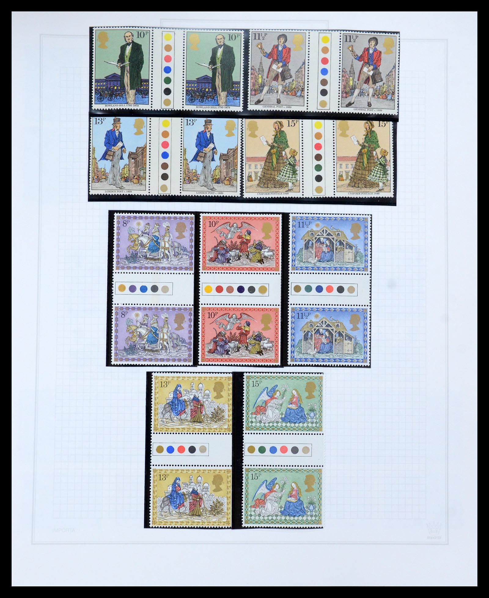 35867 014 - Postzegelverzameling 35867 Engeland 1971-2003.