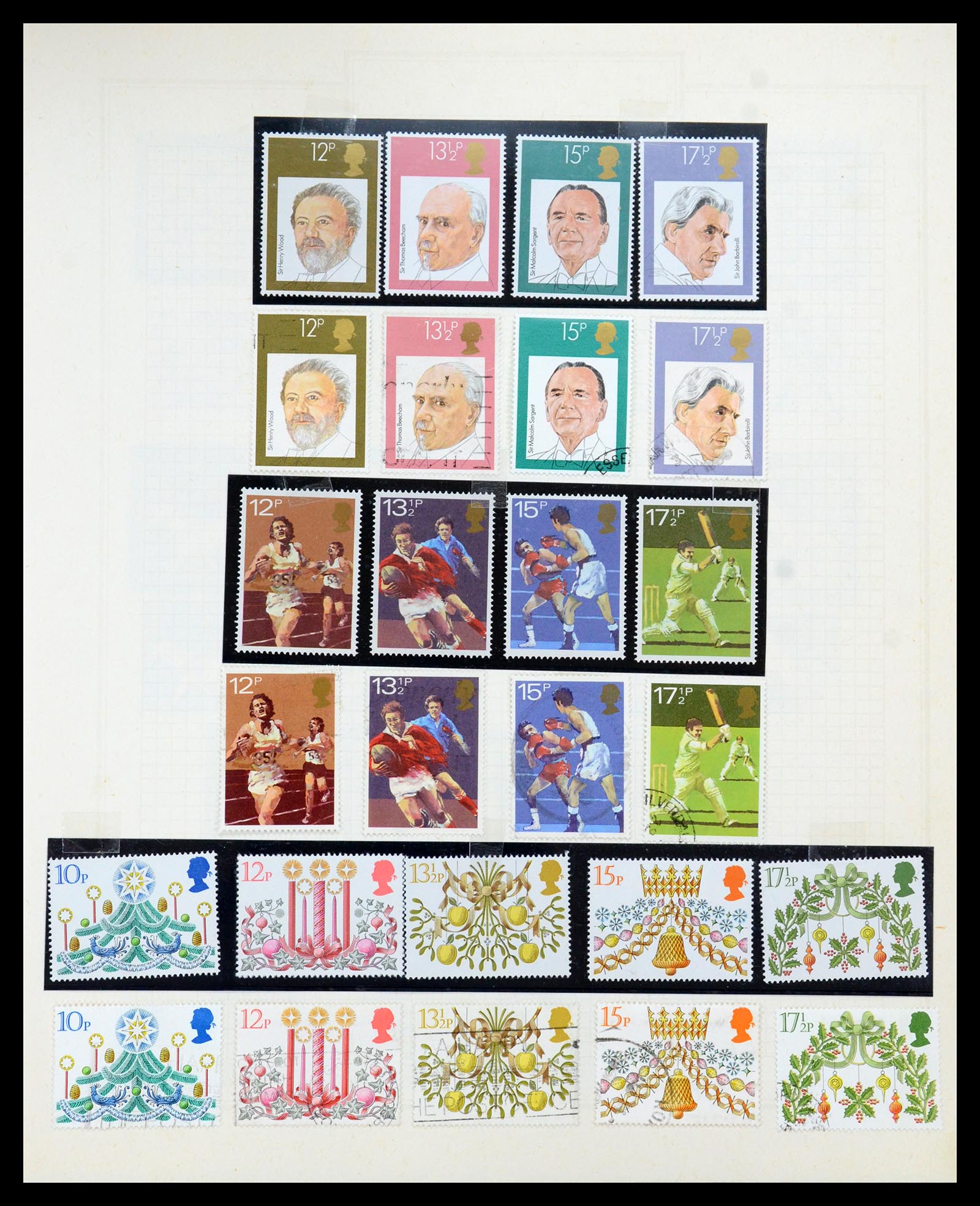 35867 020 - Postzegelverzameling 35867 Engeland 1971-2003.