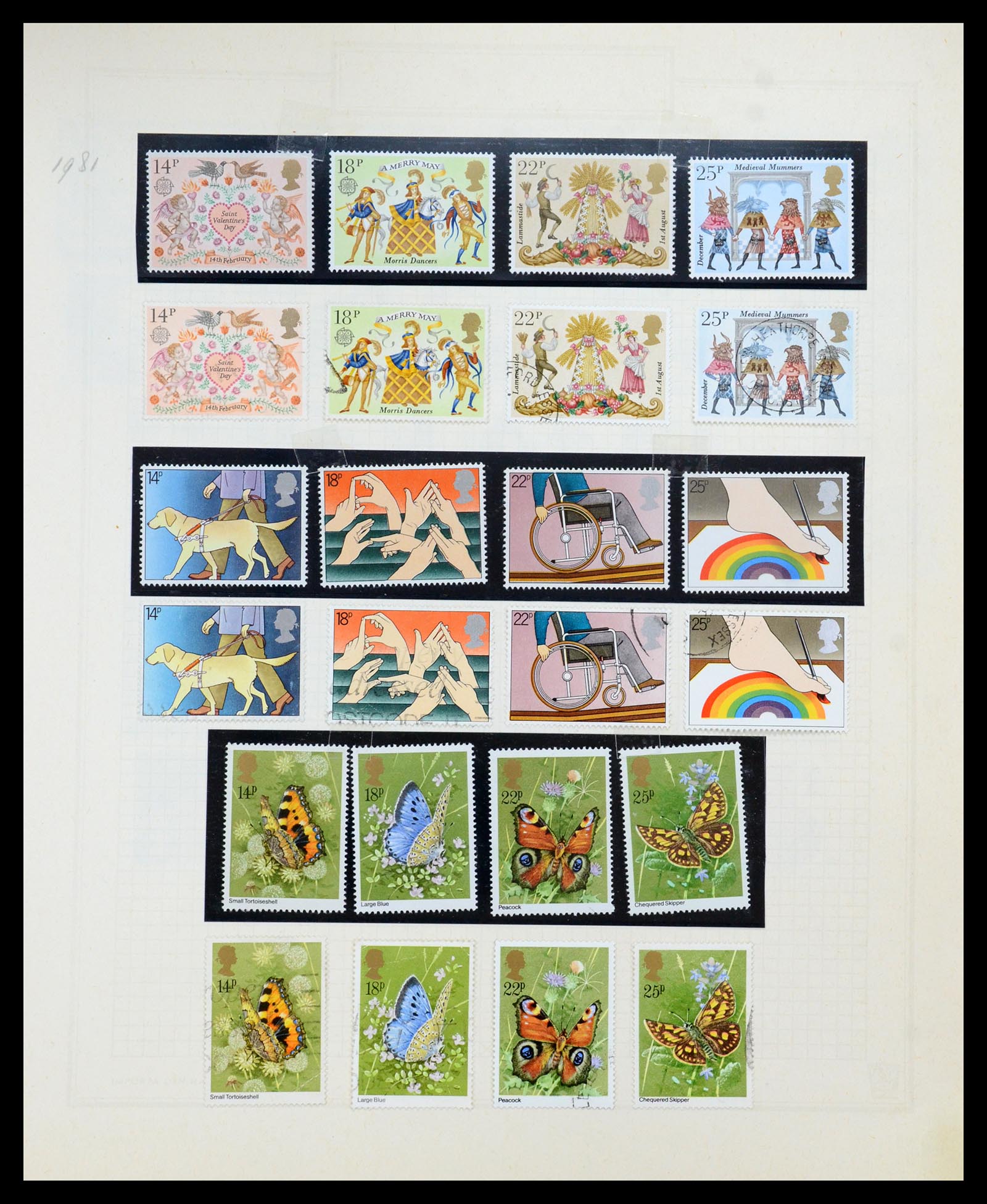 35867 021 - Postzegelverzameling 35867 Engeland 1971-2003.